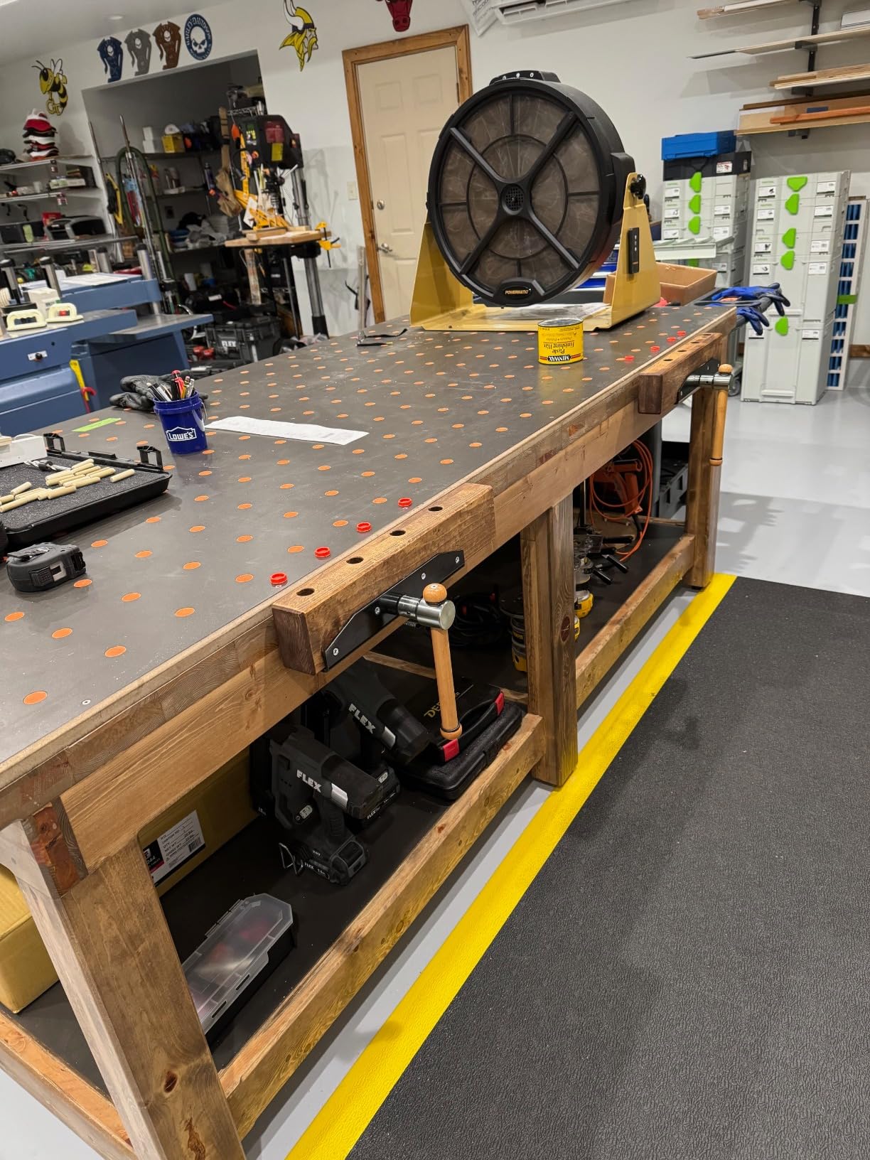 Sjobergs Woodworking Vise for Custom Benchtops, High-Strength Alloy Steel, Acme Thread (SJO-33302) customer photo 2