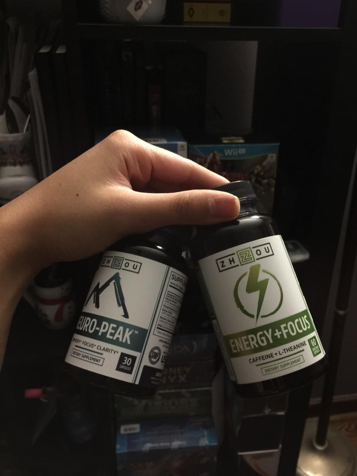 Zhou Neuro-Peak - Brain Supplements for Memory and Focus, Nootropic for Men & Women, Brain Support Pill for Adults, Brain Vitamins - 30 Veggie Capsules customer photo 2