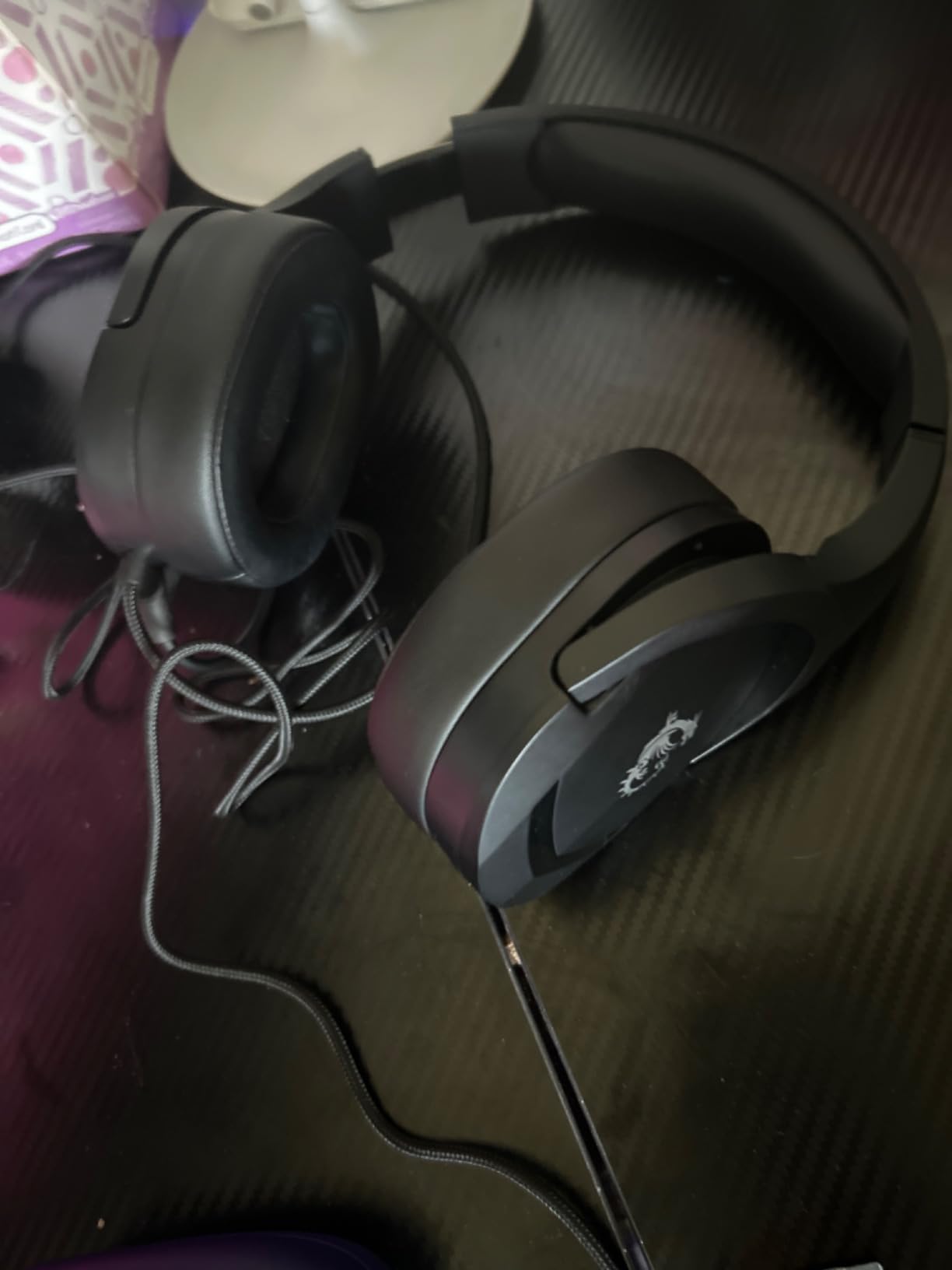 MSI Gaming Headset with Microphone (DS501) Black customer photo 1