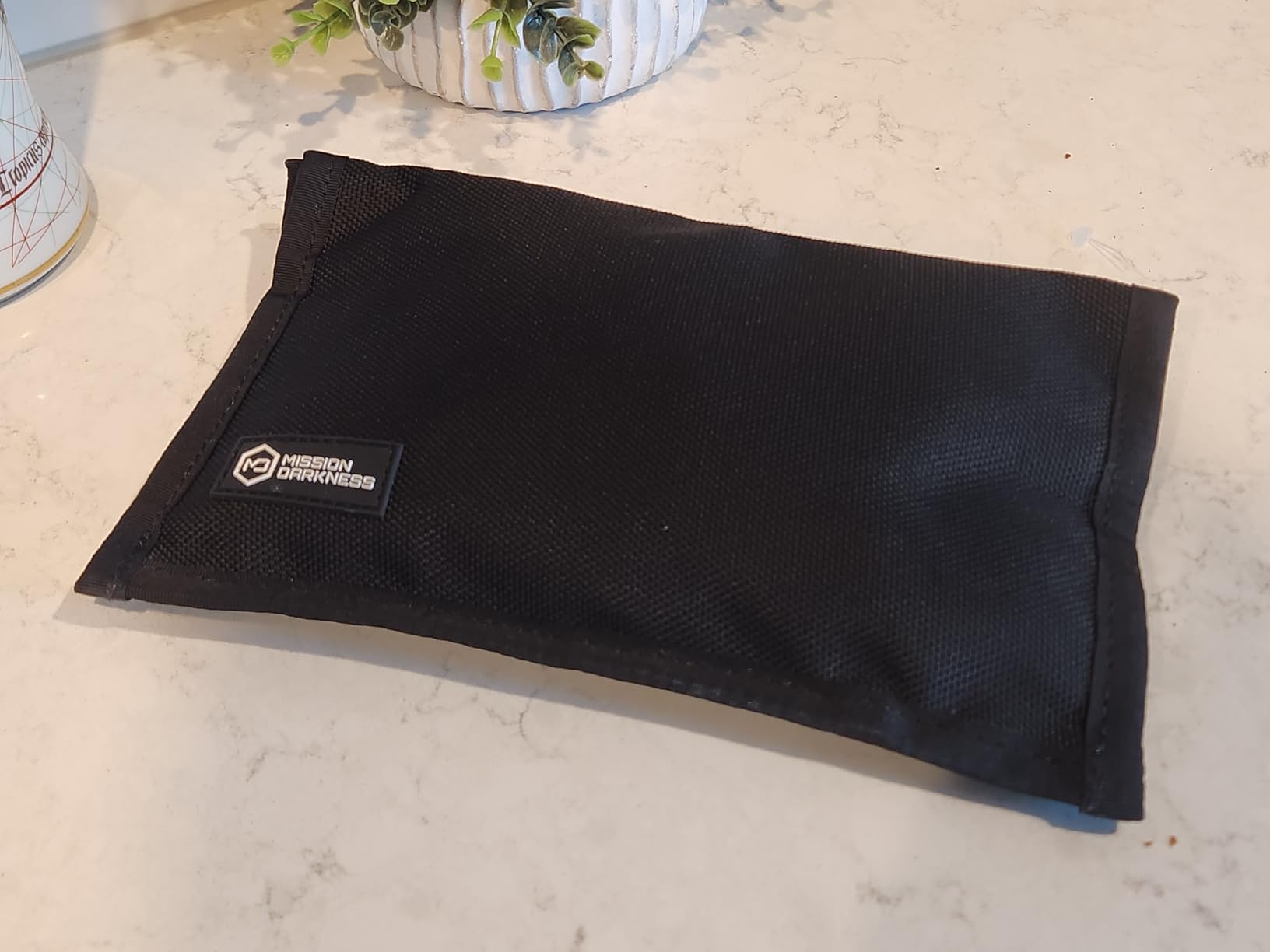 Mission Darkness Non-Window Faraday Bag for Phones // Signal Blocking Faraday Cage Prevents Hacking Tracking Spying, Device Shielding for Law Enforcement Military Digital Forensics, EMP CME Protection customer photo 2