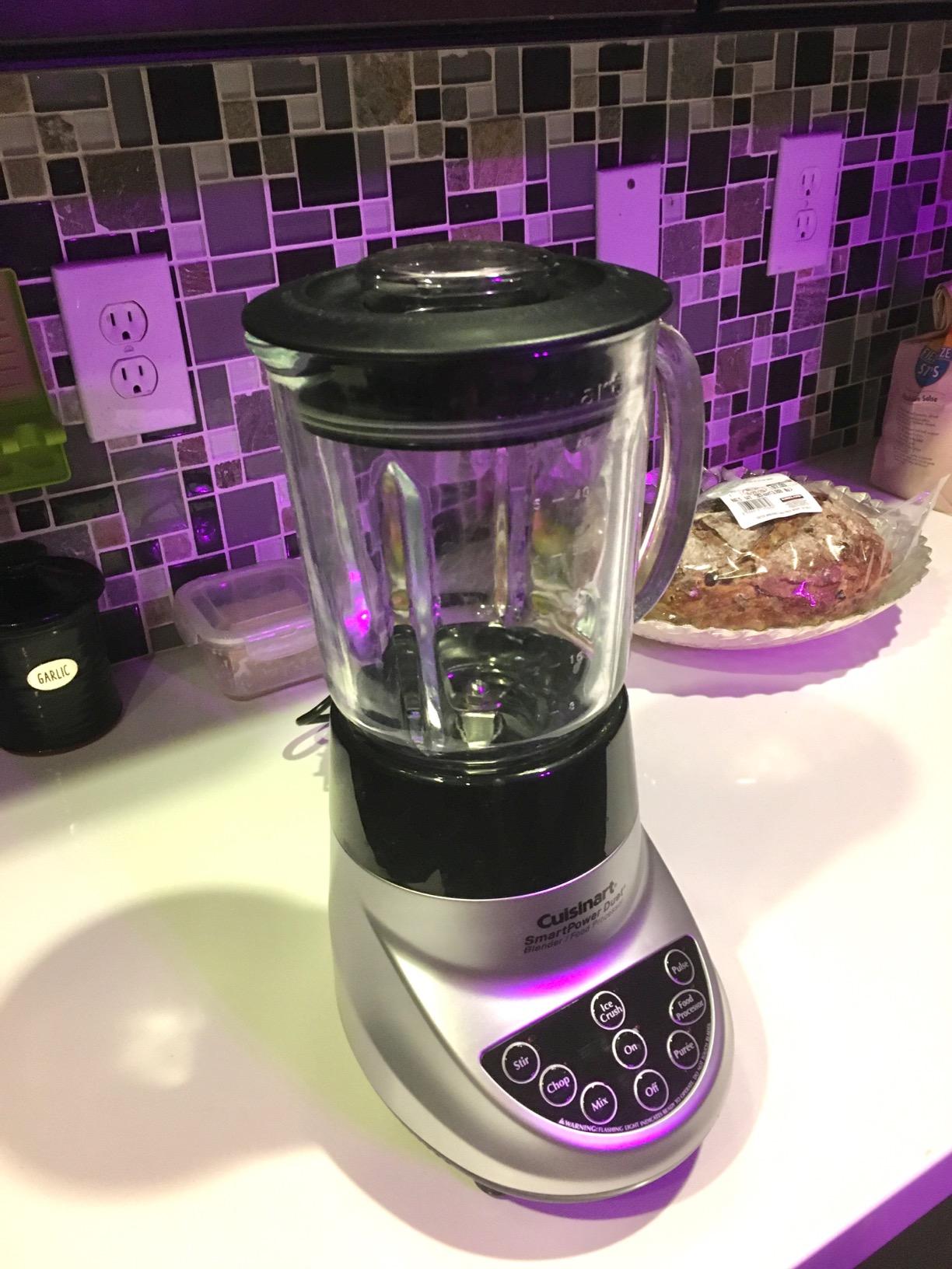 Cuisinart BFP-703BCP1 Smart Power Duet Blender & Food Processor, 500-Watt Motor, 48-Oz Glass Jar, 3-Cup Processor, 7-Speed Ice Crush, Stainless Steel Blades, Brushed Chrome, BPA-Free, 120V customer photo 1