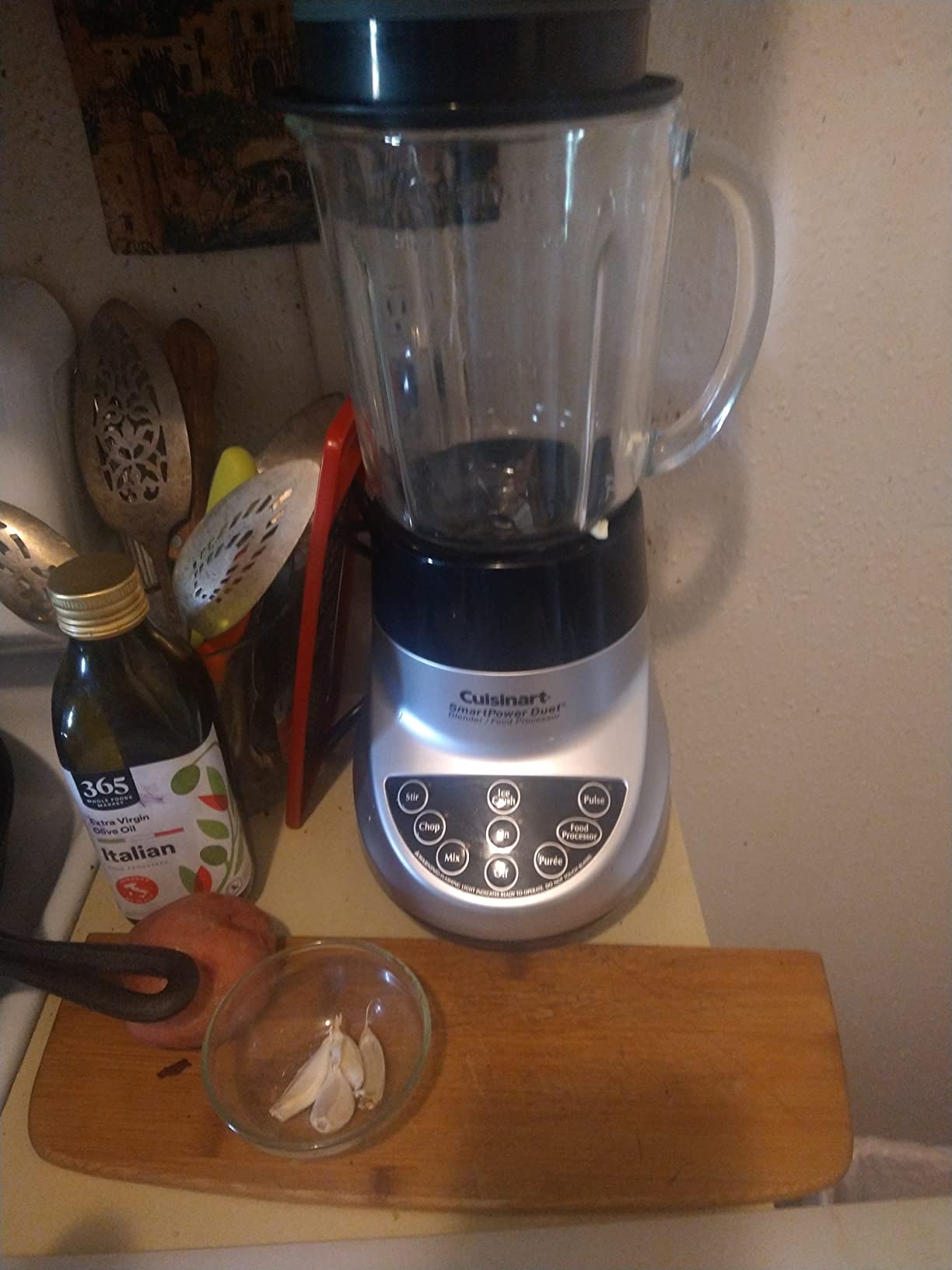 Cuisinart BFP-703BCP1 Smart Power Duet Blender & Food Processor, 500-Watt Motor, 48-Oz Glass Jar, 3-Cup Processor, 7-Speed Ice Crush, Stainless Steel Blades, Brushed Chrome, BPA-Free, 120V customer photo 2