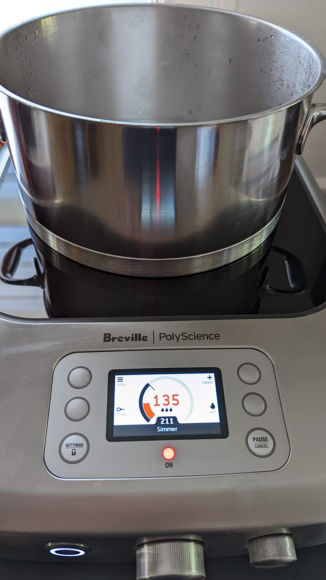 Breville Commercial CMC850BSS Control Freak Precise Temperature Controlled Induction Cooktop, Brushed Stainless Steel customer photo 1