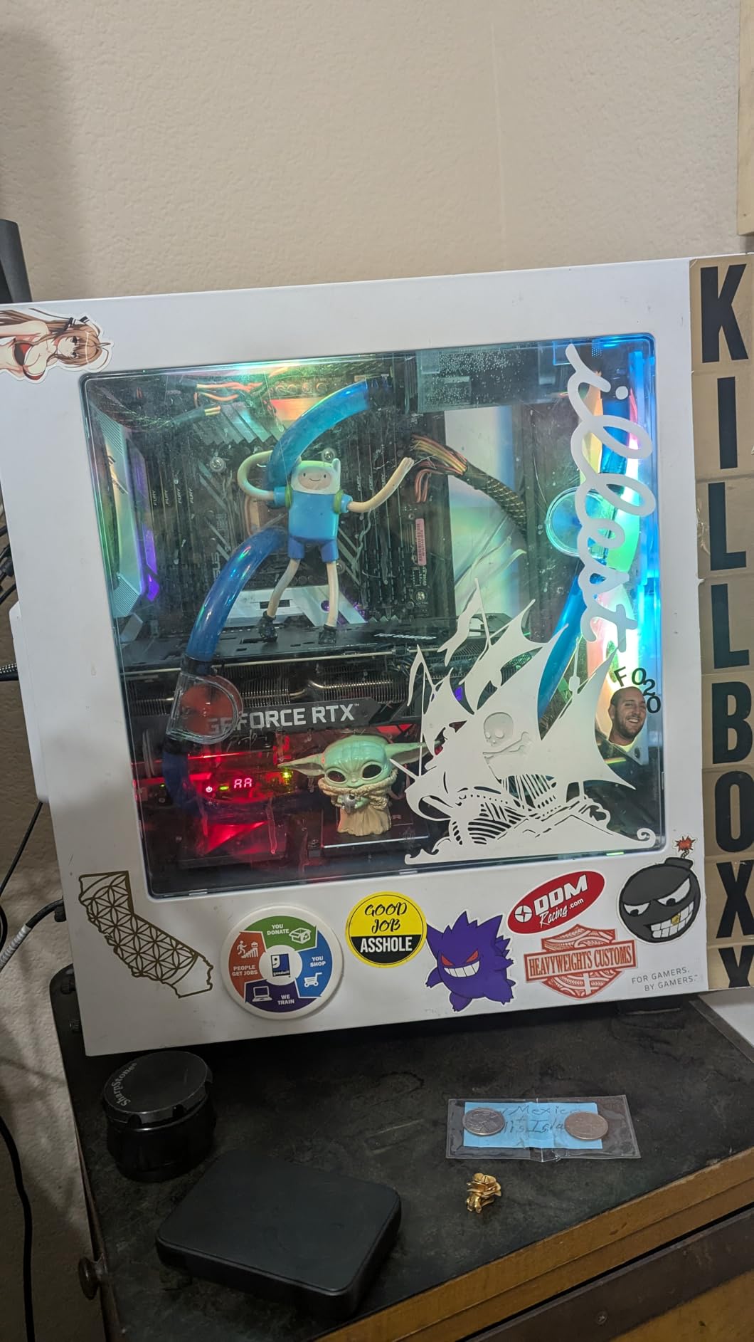 Alphacool Eisfluegel Flow Indicator, Red Fins, Clear Body customer photo 1