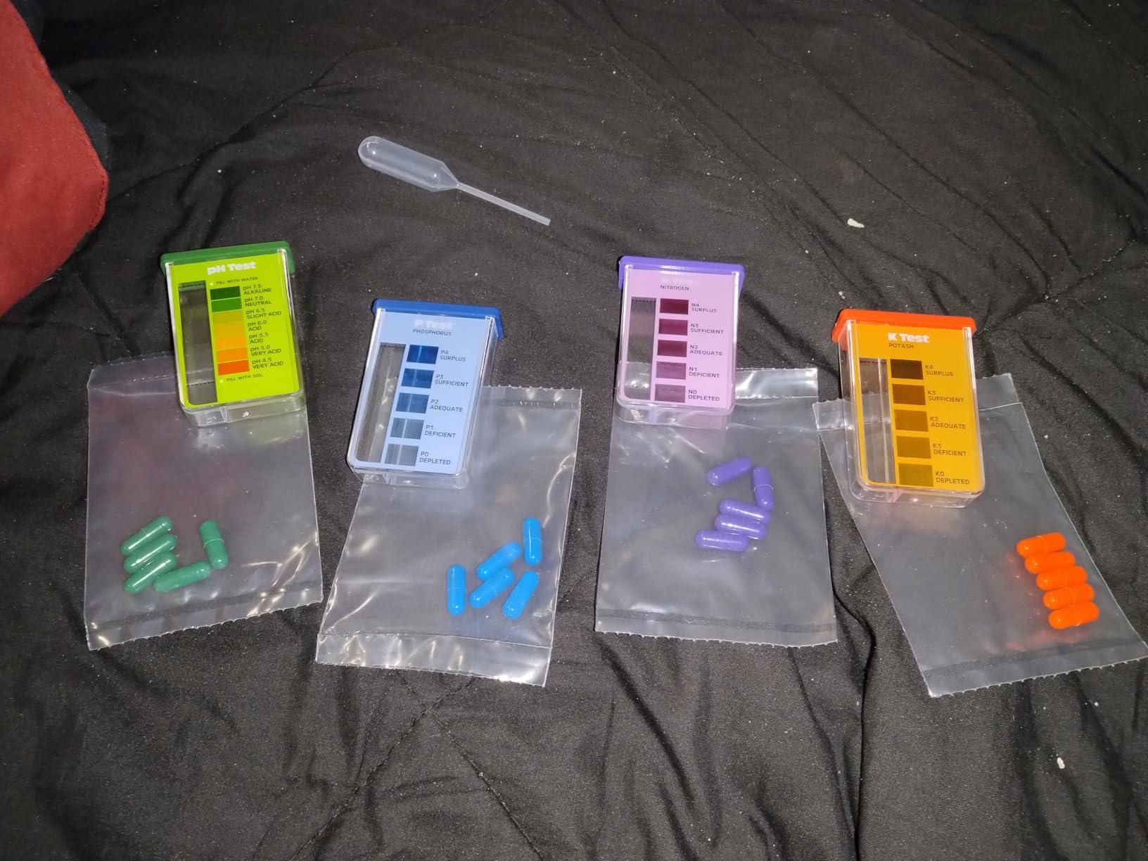 Rapitest Soil Test Kit for Gardens, Vegetables, Flowers and Lawns. USA designed and assembled soil tester completely, quickly and accurately measures/analyzes soil pH acidity and garden nutrients. customer photo 2