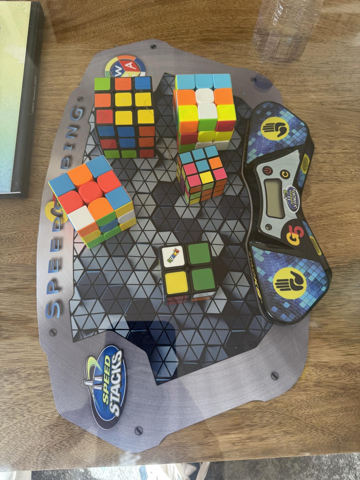 Speed Stacks | Cubing Pack (G5 Timer and Mat) | Accuracy to .001 Seconds | Designed for Competitive Cubing | Endorsed by The World Cubing Association customer photo 1