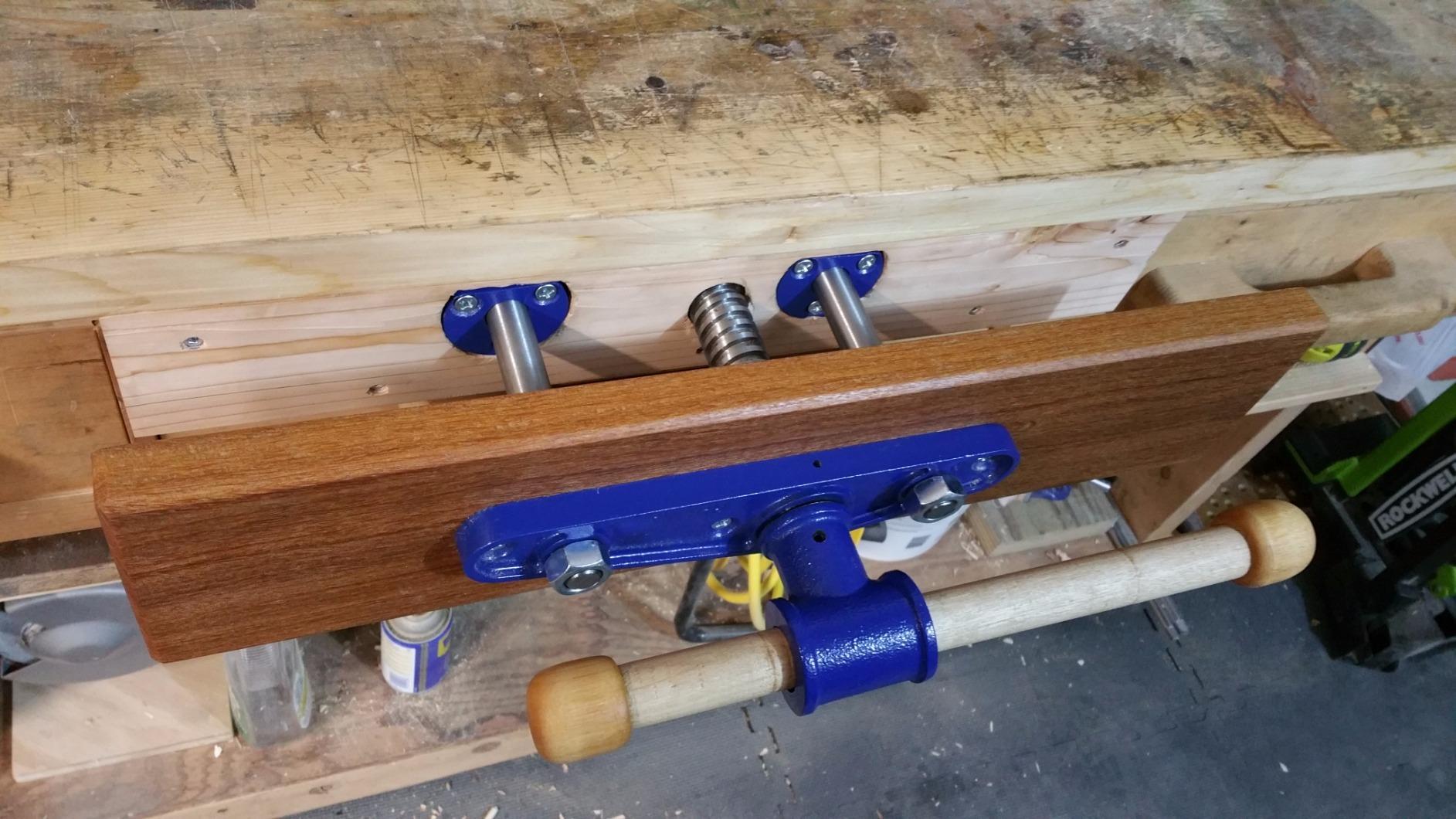 Yost Vises F10WW Woodworker's Vise | Front Vise | 10 Inch Woodworking Tool | Cast Iron Body customer photo 2