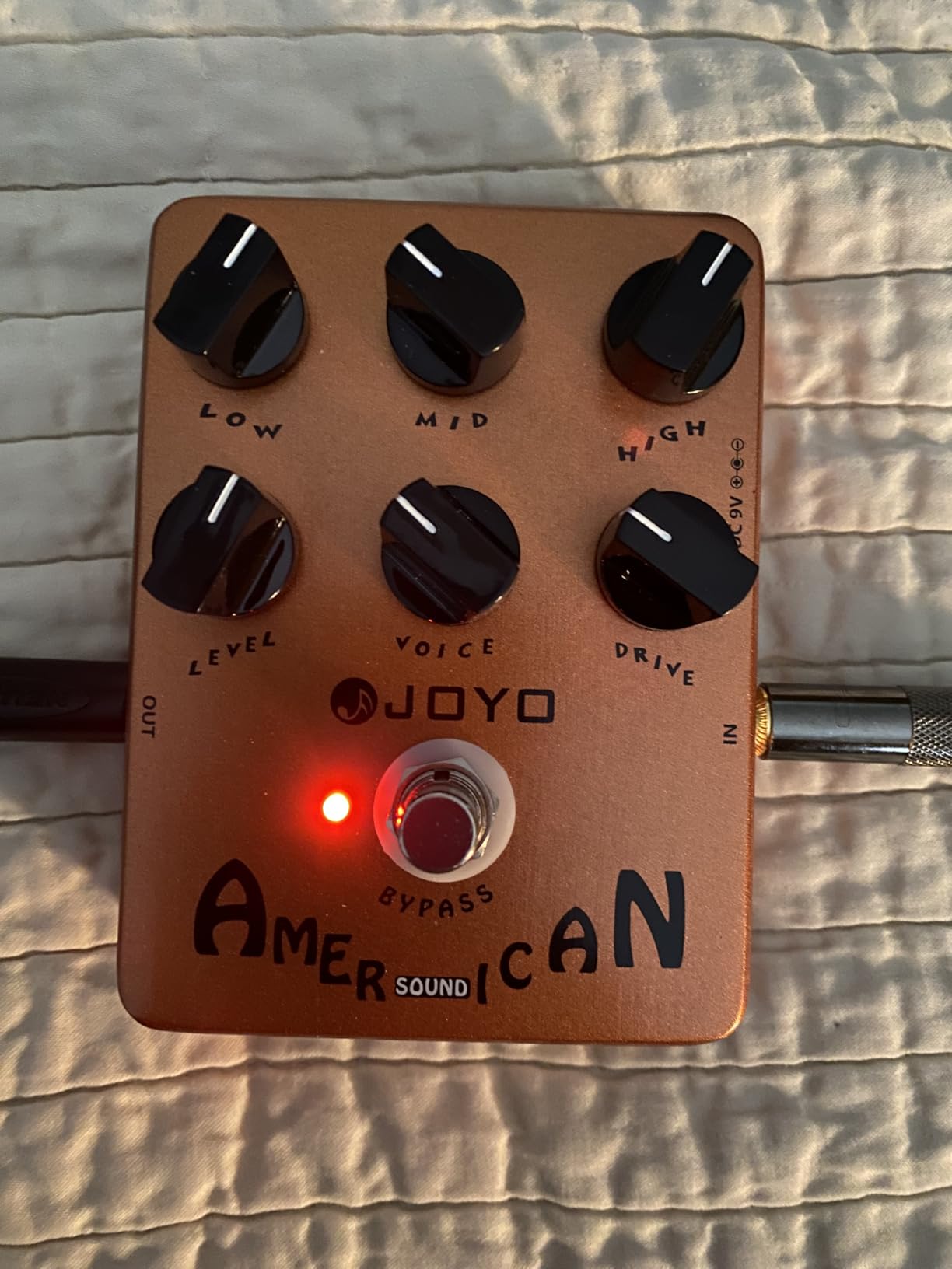JOYO High Gain Distortion Guitar Pedal JF-04 customer photo 1