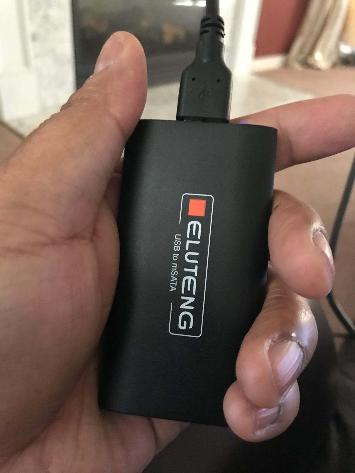 ELUTENG M.2 NVMe & SATA to USB C Docking Station Dual Protocol M.2 to USB C Adapter 10Gbps External SSD Enclosure for M Key, B+M Key Support 2280 2260 2242 2230 SSDs customer photo 2
