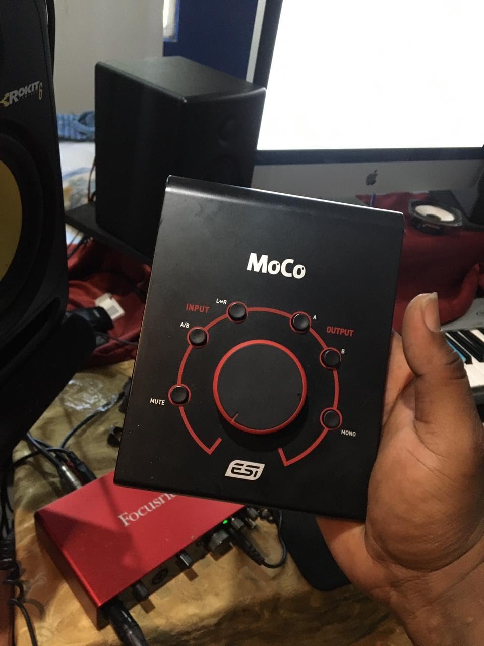 ESI MoCo Passive Monitor Controller with 2 Stereo I/O customer photo 1