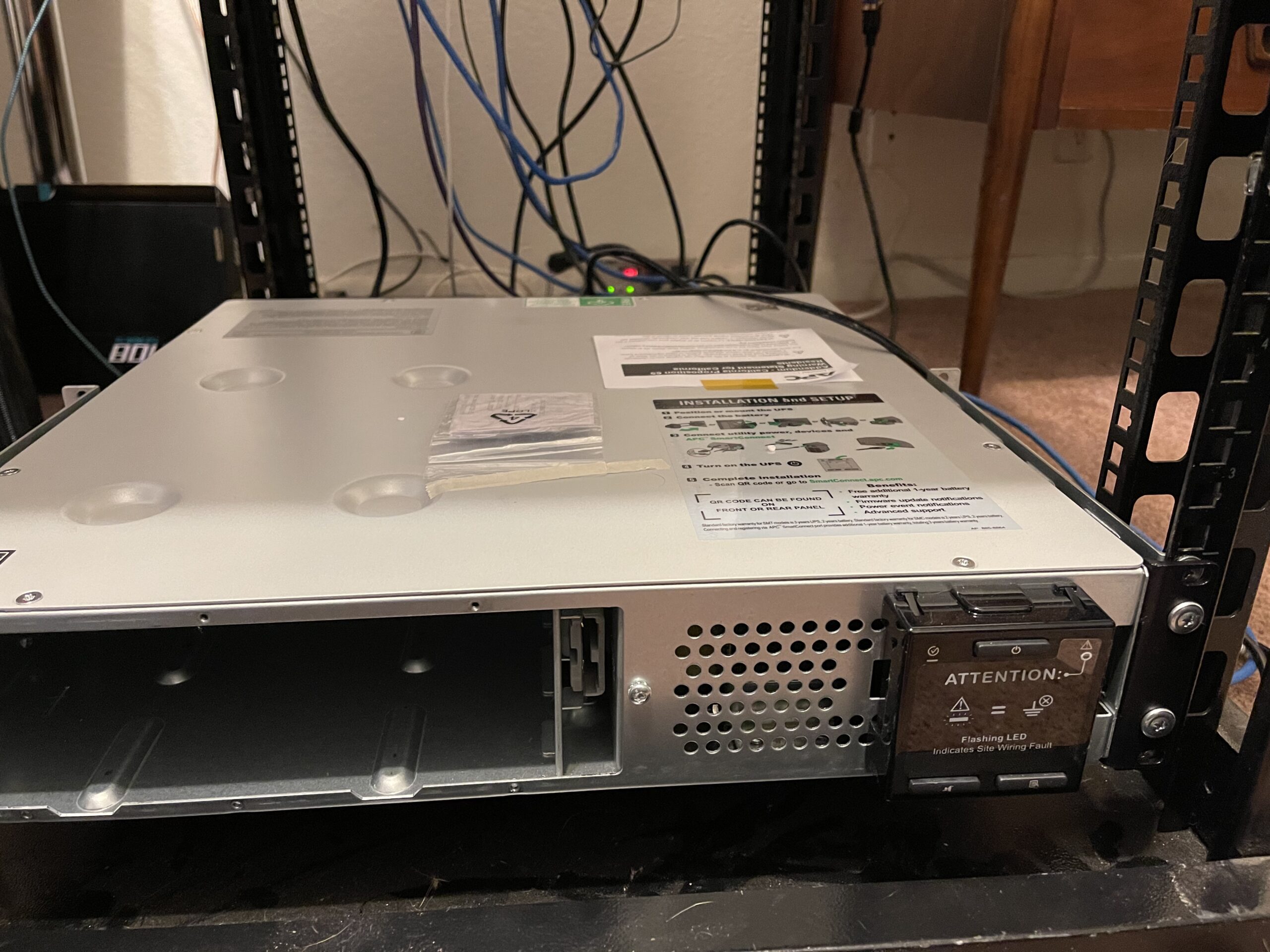 APC 1500VA Smart UPS with SmartConnect, SMC1500C Sinewave UPS Battery Backup, AVR, 120V, Line Interactive Uninterruptible Power Supply customer photo 2