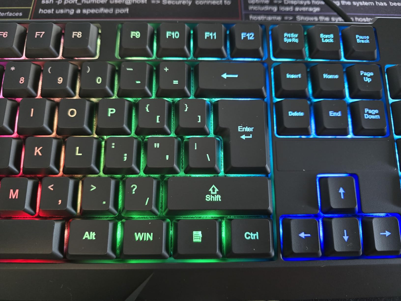 KLIM Chroma - USB RGB Gaming Keyboard, Wired PC Computer Keyboard, Membrane, Waterproof Durable customer photo 1
