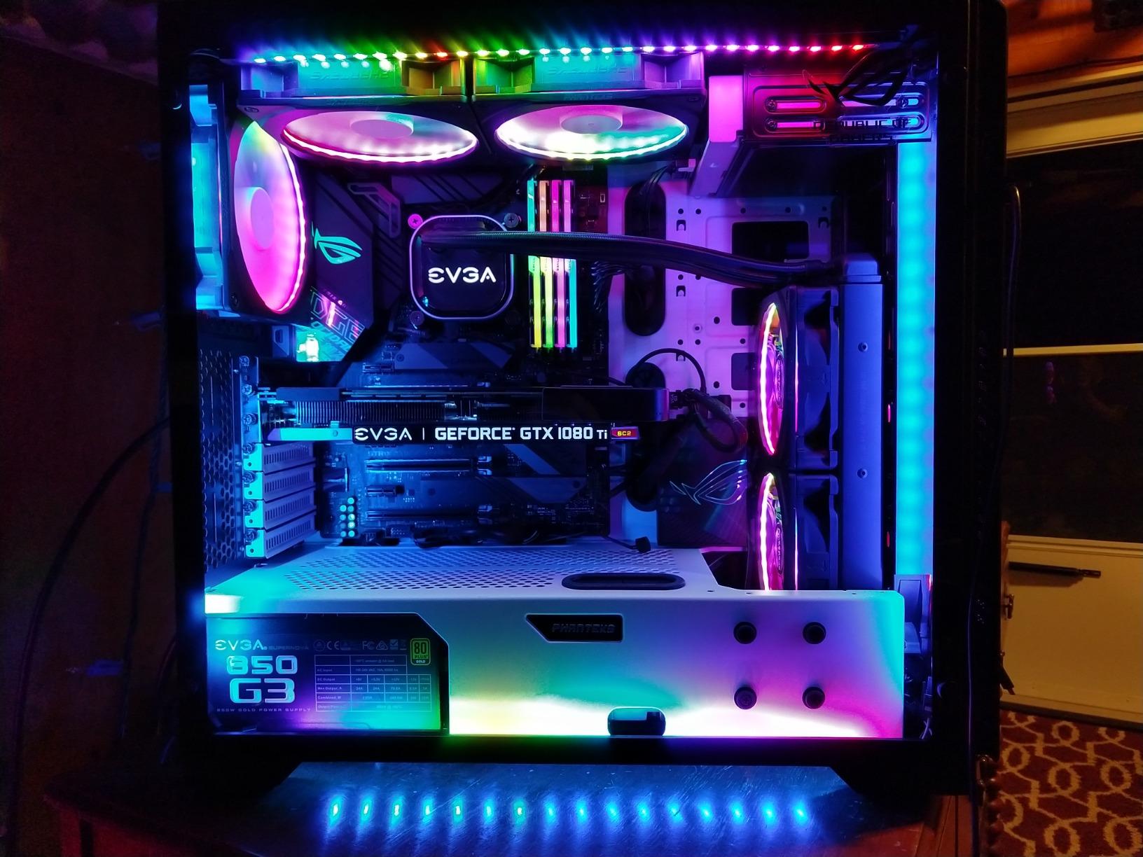 Phanteks Halos 120mm Digital LED Fan Frame, Black (PH-FF120DRGBP_BK01) customer photo 2