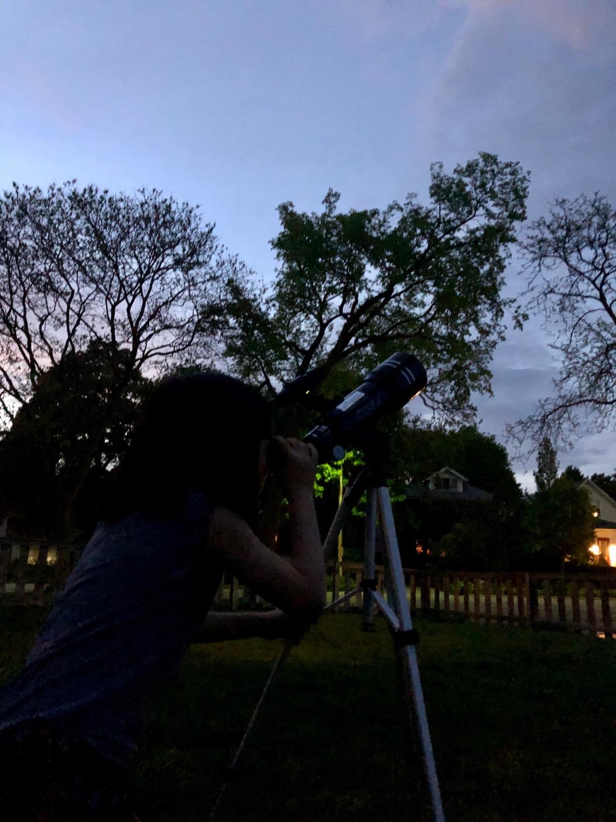 Telescope for Kids & Adults, 70mm Aperture 360mm Refractor (15X-150X) Telescope for Astronomy Beginners, Portable Travel Telescopes with Phone Adapter & 2 Eyepieces customer photo 2