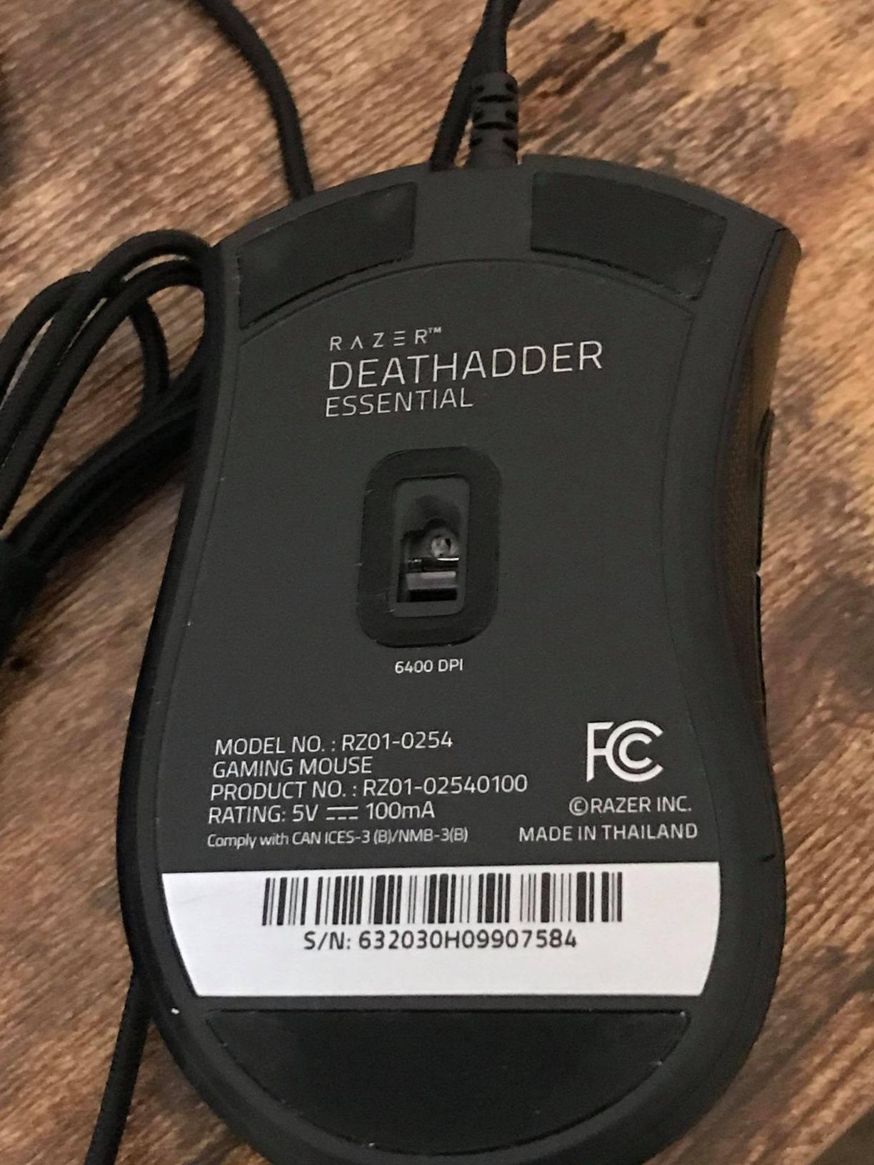 Razer DeathAdder Essential - Optical Esports Gaming Mouse- 6400 Adjustable DPI customer photo 2