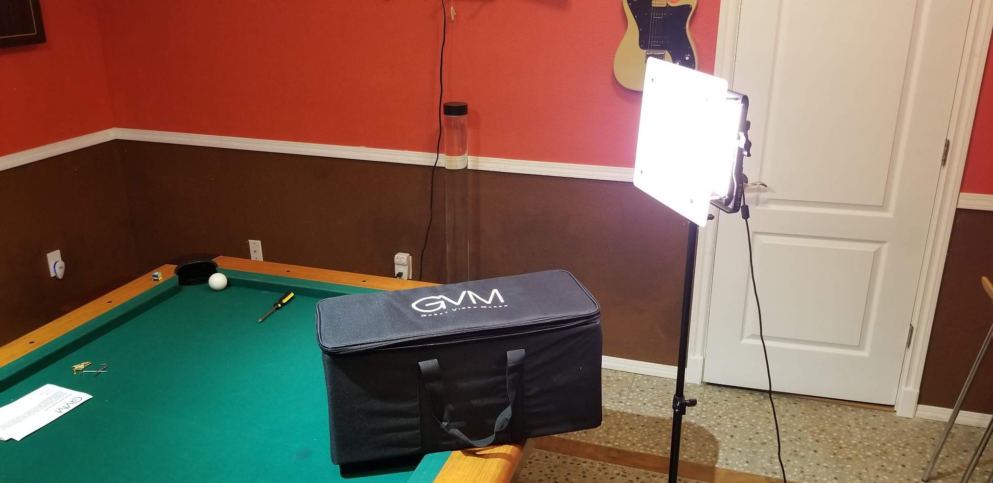 GVM 3 Pack LED Video Lighting Kits with APP Control, Bi-Color Variable 2300K~6800K with Digital Display Brightness of 10~100% for Video Photography, CRI97+ TLCI97 Led Video Light Panel +Barndoor customer photo 1