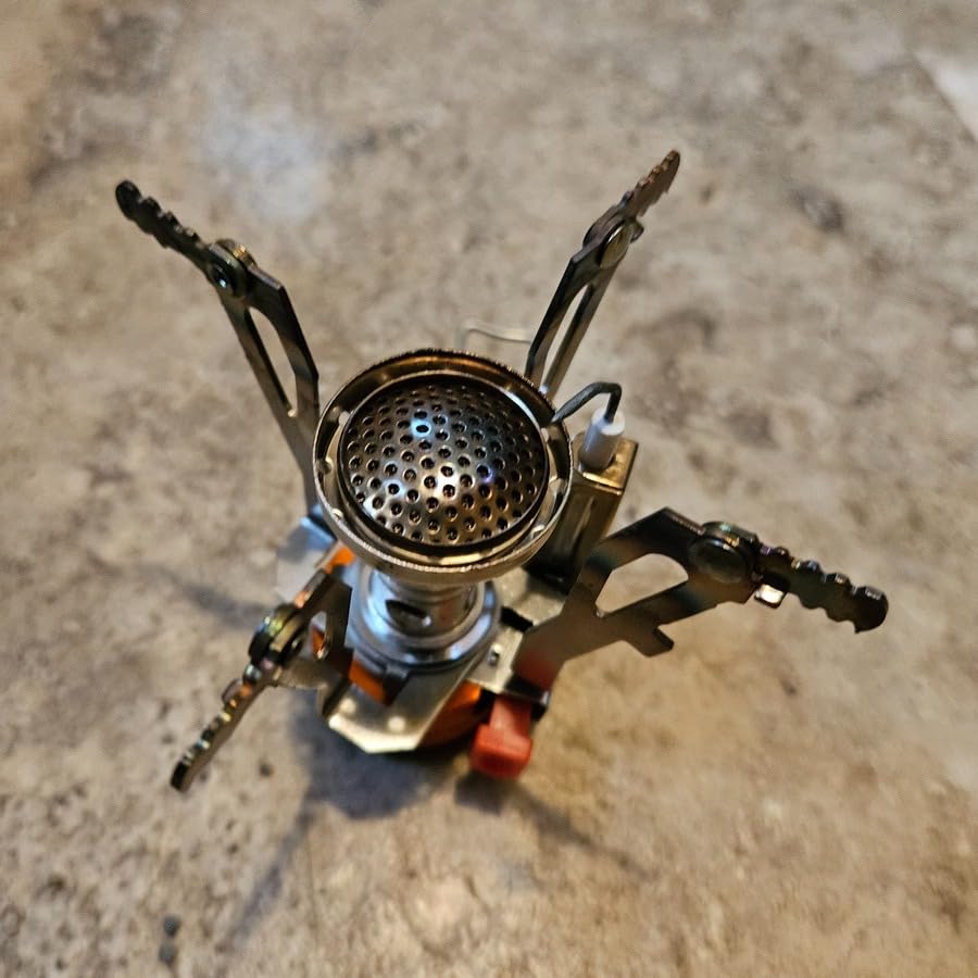 AOTU Portable Camping Stoves Backpacking Stove with Piezo Ignition Stable Support Wind-Resistance customer photo 2
