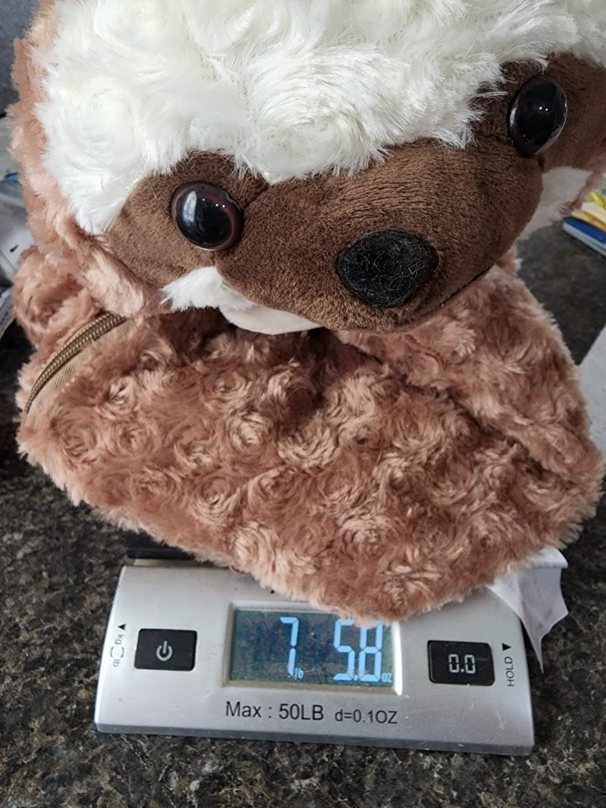 Sloth Weighted Lap Pad for Kids - Soft Plush Sensory Toy for Calming, Relaxation & Focus - Cute Stuffed Animal Weighted Pad customer photo 1