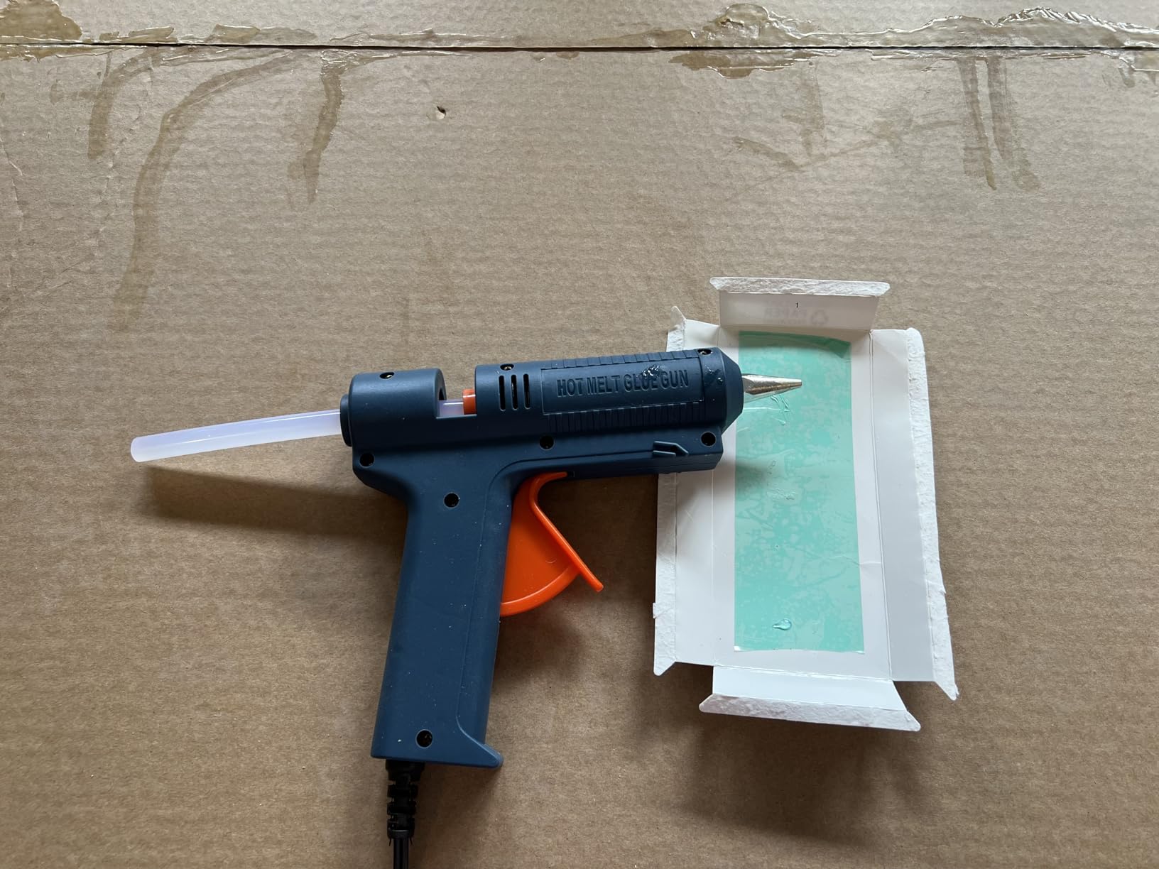 Full Size Hot Glue Gun, 150 Watts with 6 Copper Nozzles Temperature Adjustable Craft Repair Tool Professional Melting Glue Gun DIY Thermo Tool Include 5Pcs Highly Viscous Glue Sticks Luxury Set customer photo 2