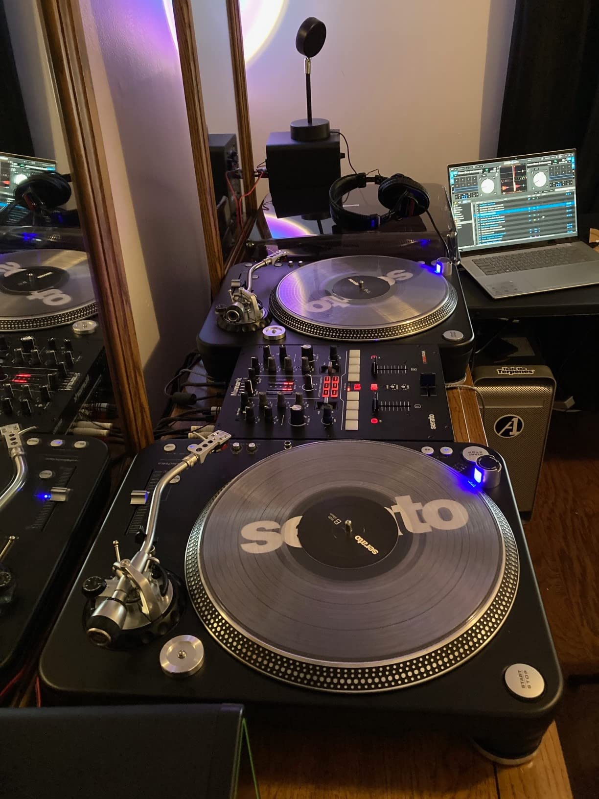 Numark Scratch - Two-Channel DJ Scratch Mixer for Serato DJ Pro with Innofader Crossfader, DVS license, 6 Direct Access Effect Selectors, Performance Pads and 24-Bit Sound Quality customer photo 1