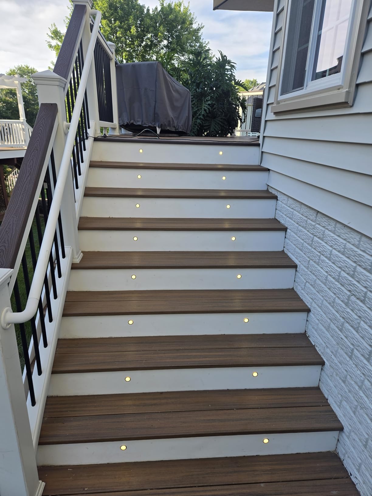 SMY Lighting 10 Pack Recessed LED Deck Light Kits with Protecting Shell, 32mm, Warm White, IP67 Waterproof, 12V Low Voltage, for Outdoor Garden, Patio, Stair, Kitchen Decoration customer photo 2