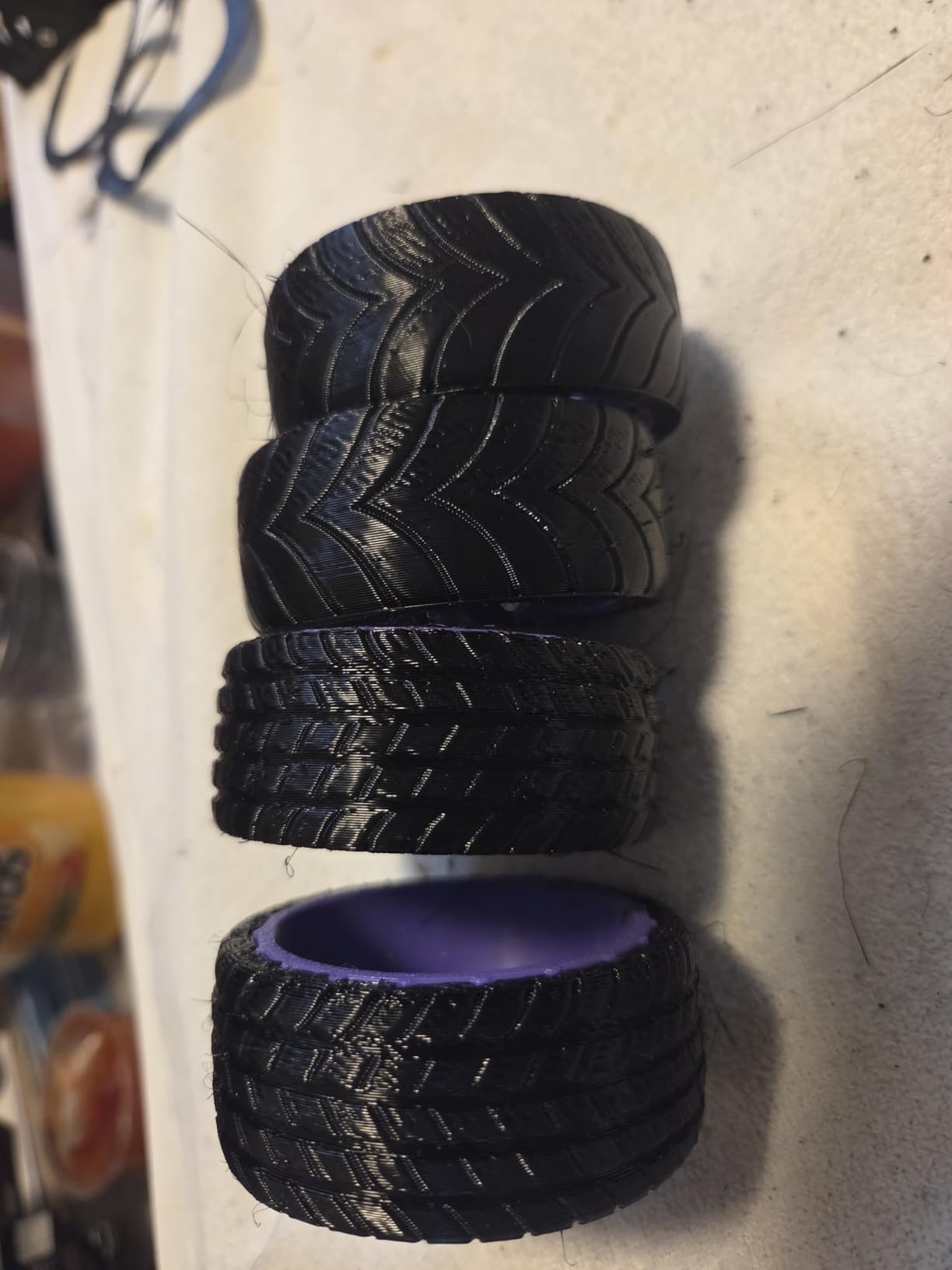 OVERTURE TPU Filament 1.75mm Flexible Roll, 95A Soft 3D Printer Filament, 1kg Spool (2.2 lbs), Fit Most FDM Printer (TPU Black) customer photo 1