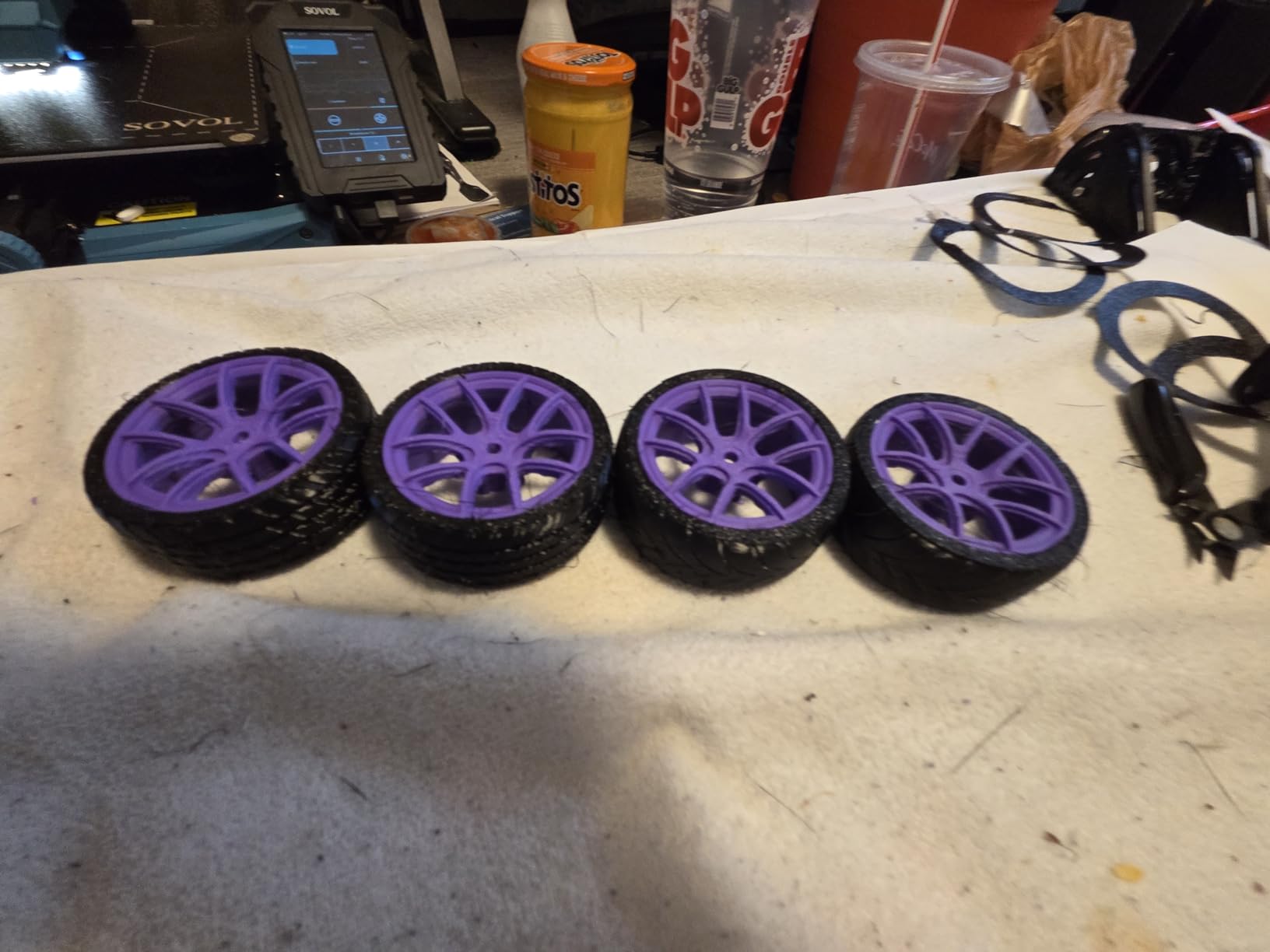 OVERTURE TPU Filament 1.75mm Flexible Roll, 95A Soft 3D Printer Filament, 1kg Spool (2.2 lbs), Fit Most FDM Printer (TPU Black) customer photo 2