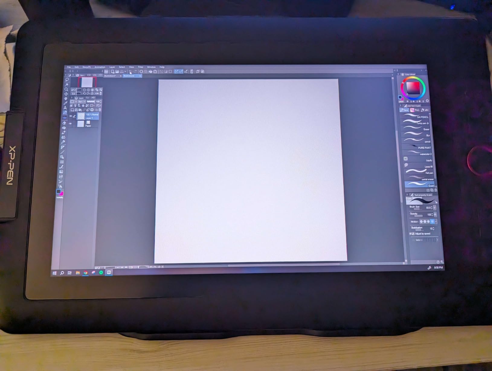 XPPen Artist13.3 Pro Drawing Tablet with Screen Full-Laminated Graphics Drawing Monitor with Adjustable Stand and 8 Shortcut Keys (8192 Levels Pen Pressure, 123% sRGB) customer photo 1