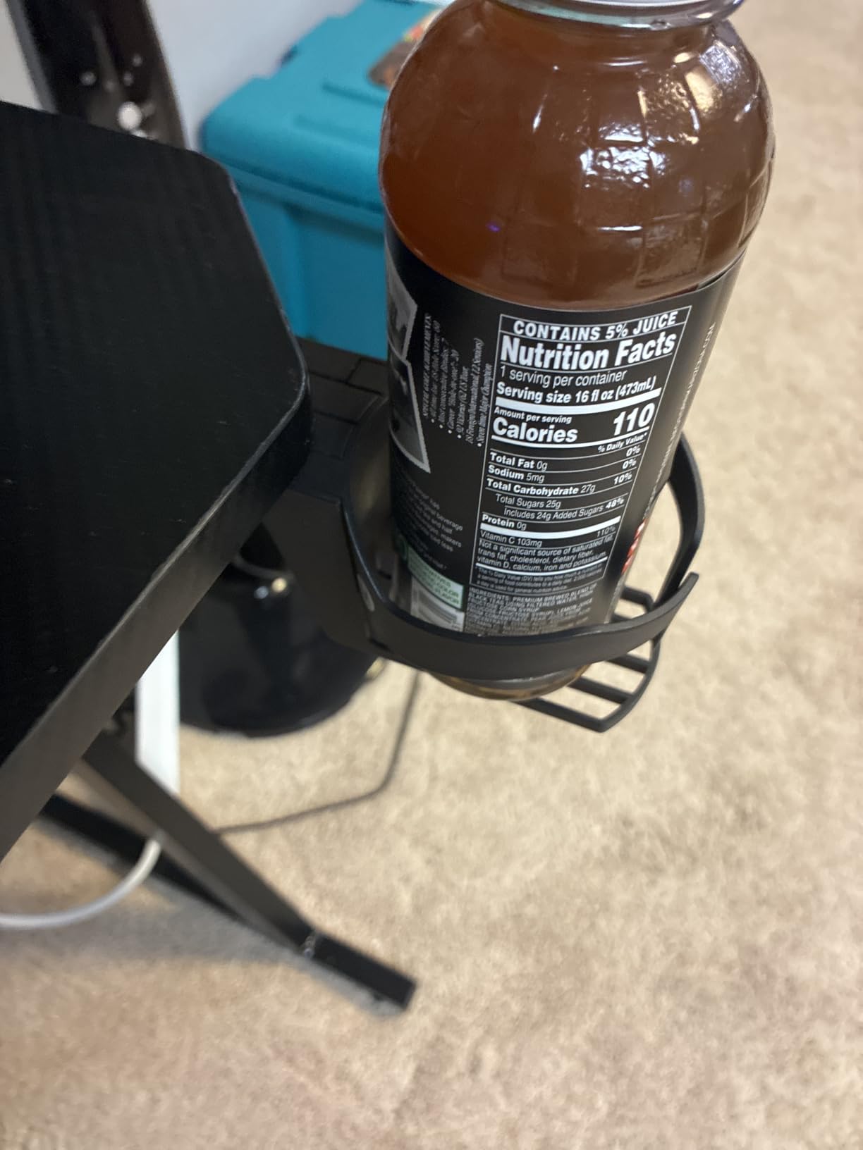 Homall Gaming Desk, Computer Desk with Carbon Fiber Surface (44 inch) customer photo 1