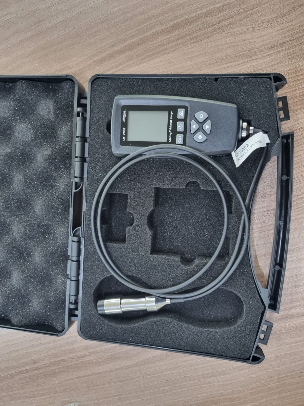 Coating Thickness Gauge CM-208Z - 0-3000um (0-120 mils), 0.001mil Resolution, External Probe, Fe/NFe Auto Detection, 2000 Data Storage, USB PC Software, Industrial Paint Thickness Meter customer photo 2