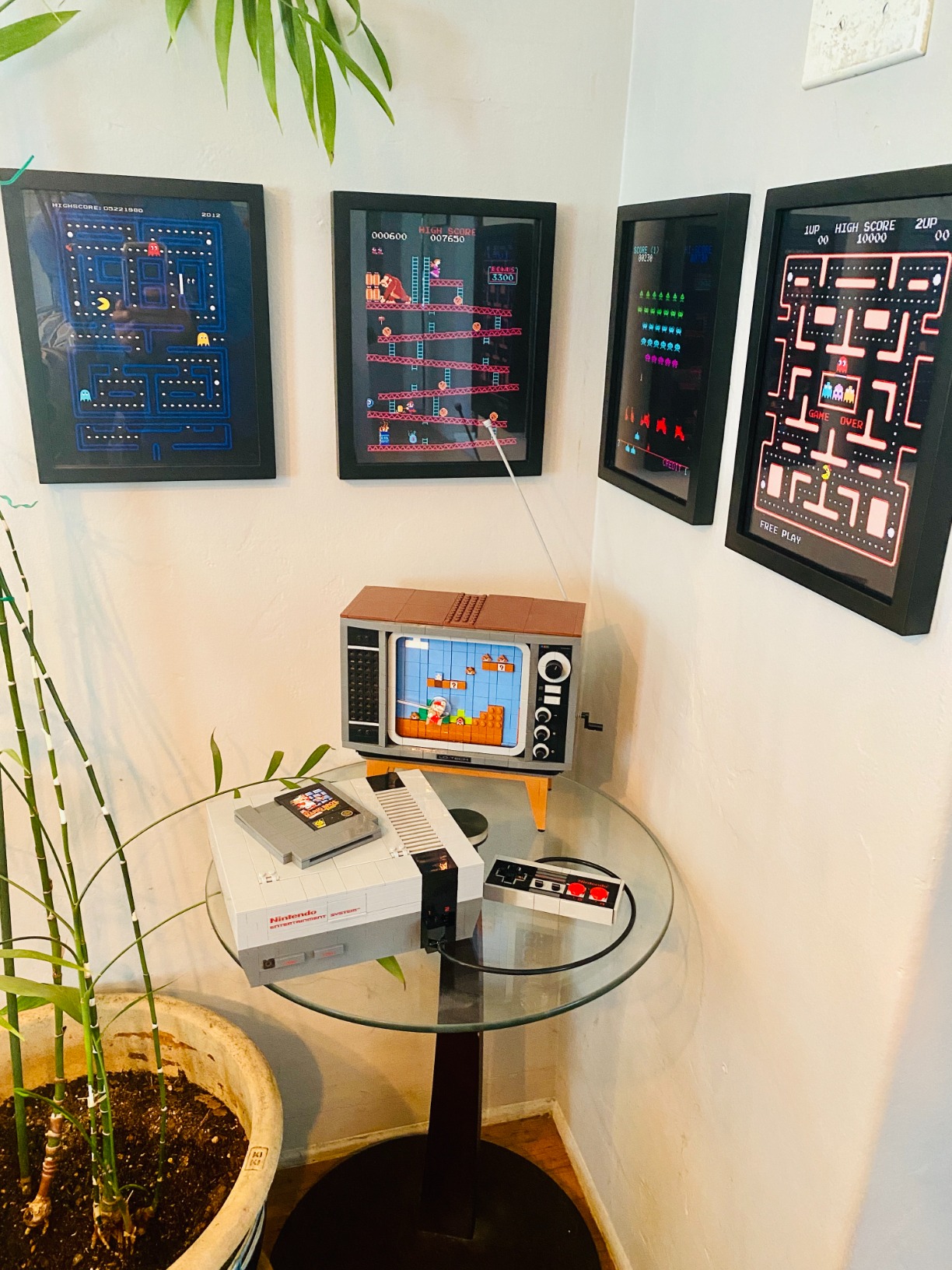 Classic Arcade Games Wall Art Prints - Arcade Decor - 8x10 Set for Man Cave, Den, Family Room, Bar, Bedroom - Gift for Gamers, Video Game, Pacman, Ms Pacman, Donkey Kong, Space Invaders Fans customer photo 1