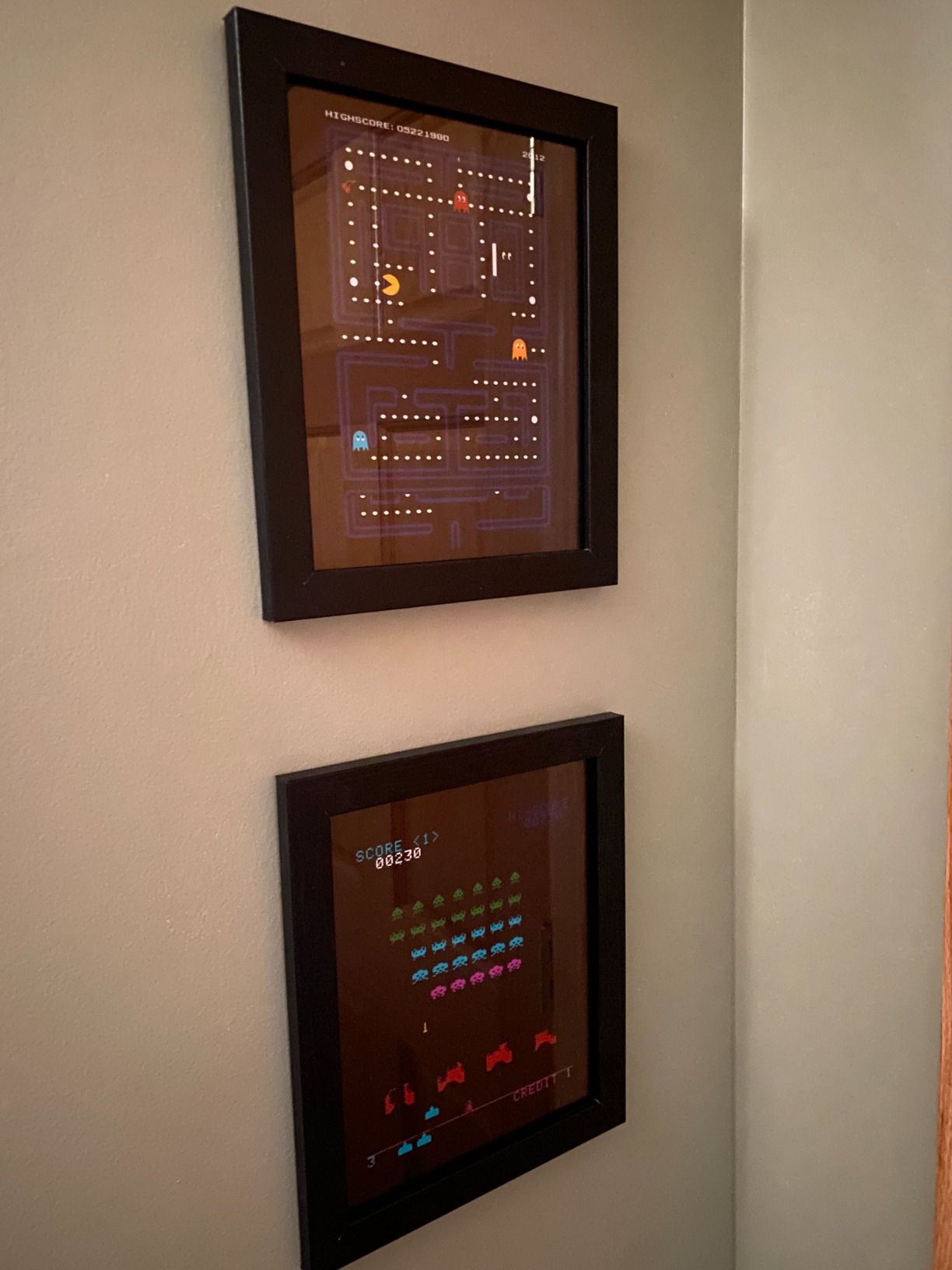 Classic Arcade Games Wall Art Prints - Arcade Decor - 8x10 Set for Man Cave, Den, Family Room, Bar, Bedroom - Gift for Gamers, Video Game, Pacman, Ms Pacman, Donkey Kong, Space Invaders Fans customer photo 2