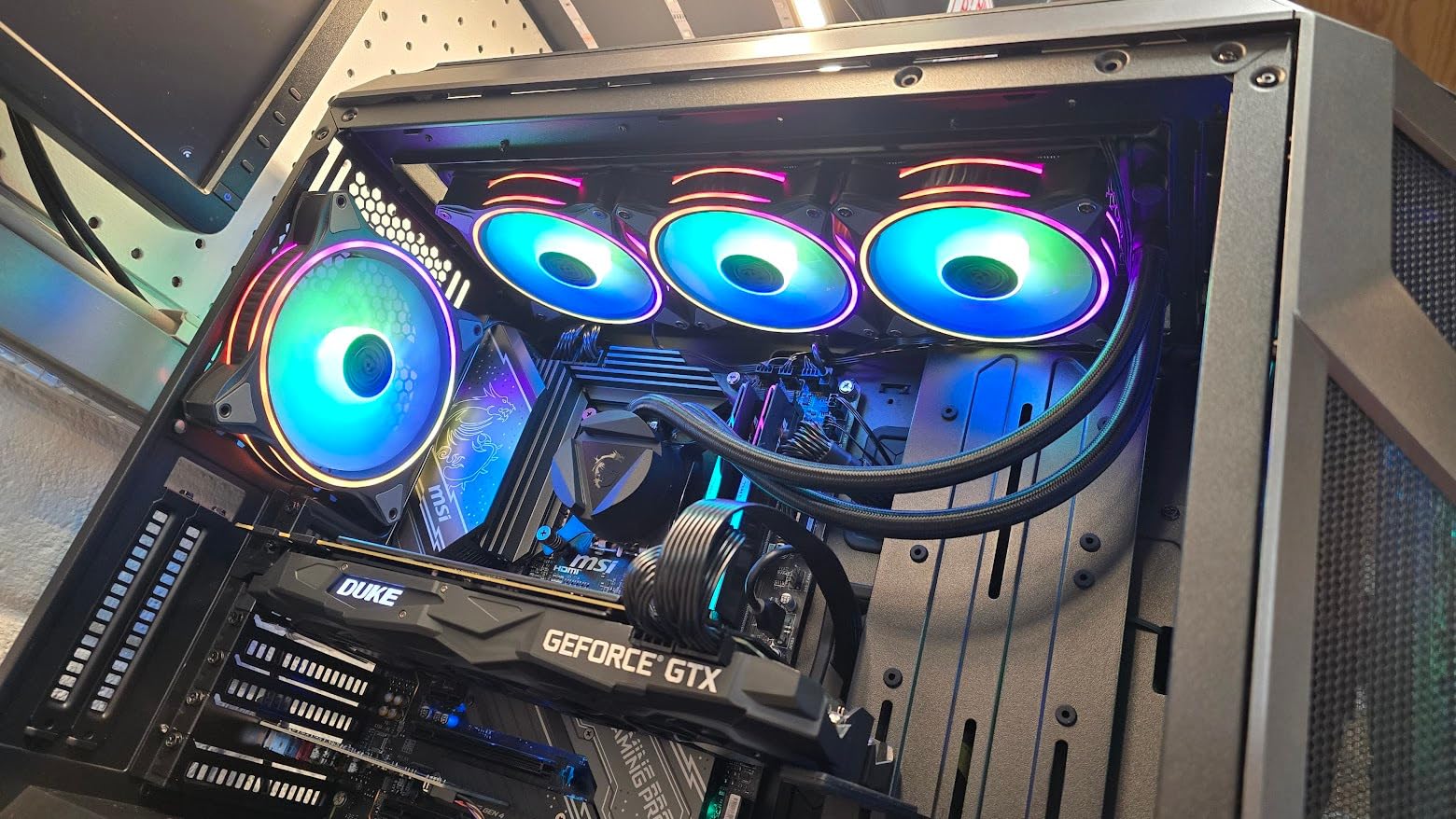 MasterFan MF120 Halo Fan, Duo-Ring ARGB Customizable Lighting, 120mm PWM Static Pressure, ARGB Header Extender For PC Case, Liquid and Air Cooler (MFL-B2DN-183PA-R1) customer photo 1