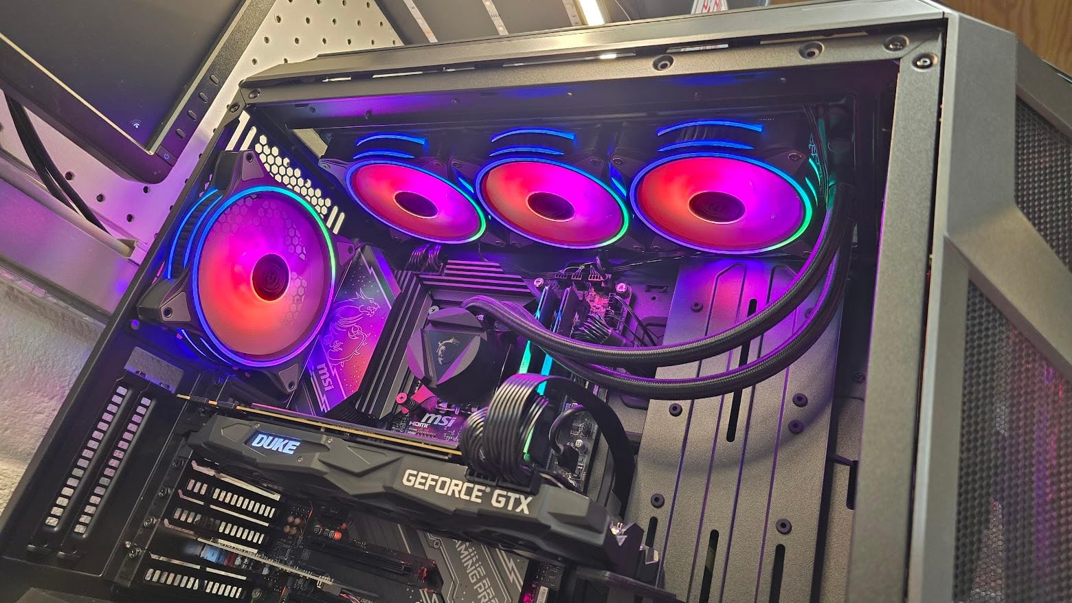 MasterFan MF120 Halo Fan, Duo-Ring ARGB Customizable Lighting, 120mm PWM Static Pressure, ARGB Header Extender For PC Case, Liquid and Air Cooler (MFL-B2DN-183PA-R1) customer photo 2