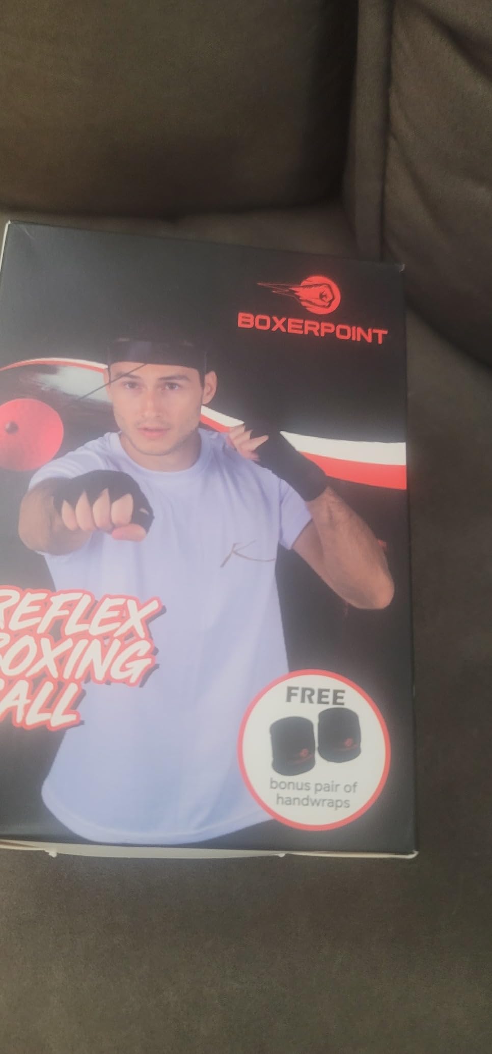 Boxing Reflex Ball for Adults and Kids - React Reflex Balls on String with Headband, Carry Bag and Hand Wraps - Improve Hand Eye Coordination, Punching Speed, Fight Reaction customer photo 2