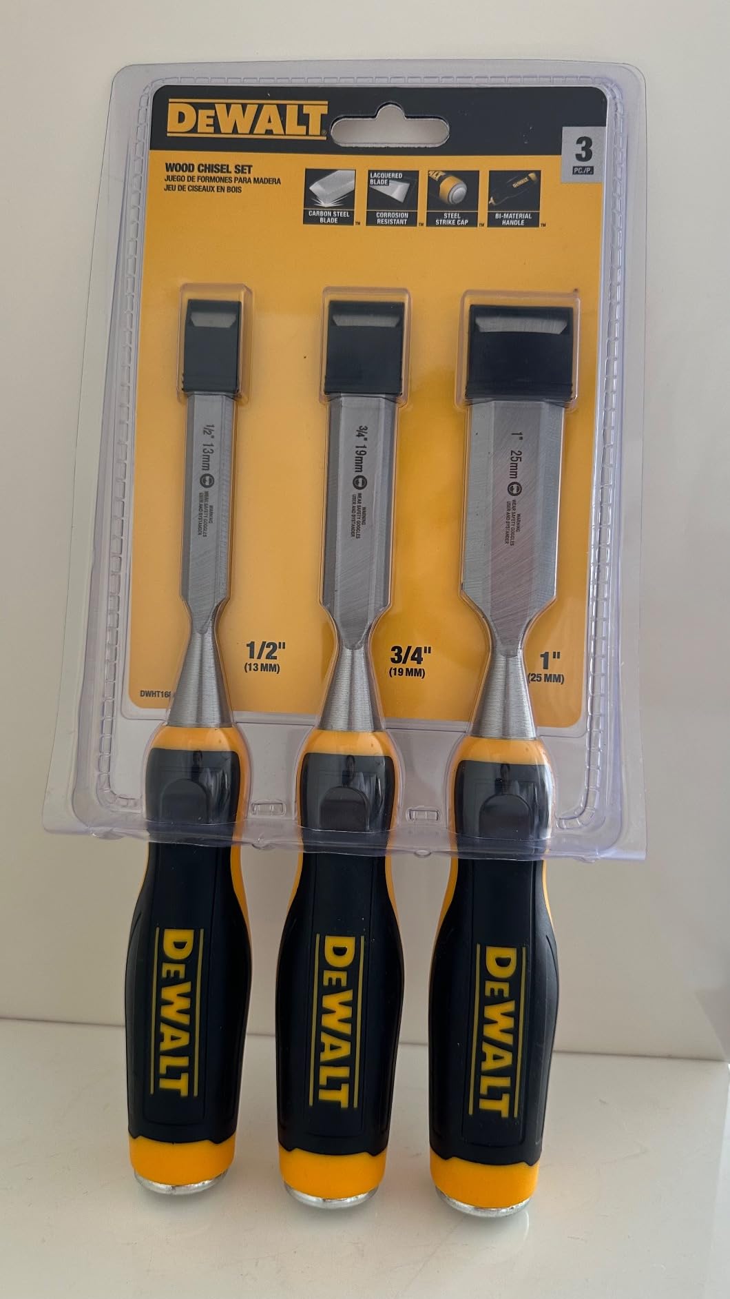 DEWALT Pro Wood Chisel Set 3 Piece customer photo 2