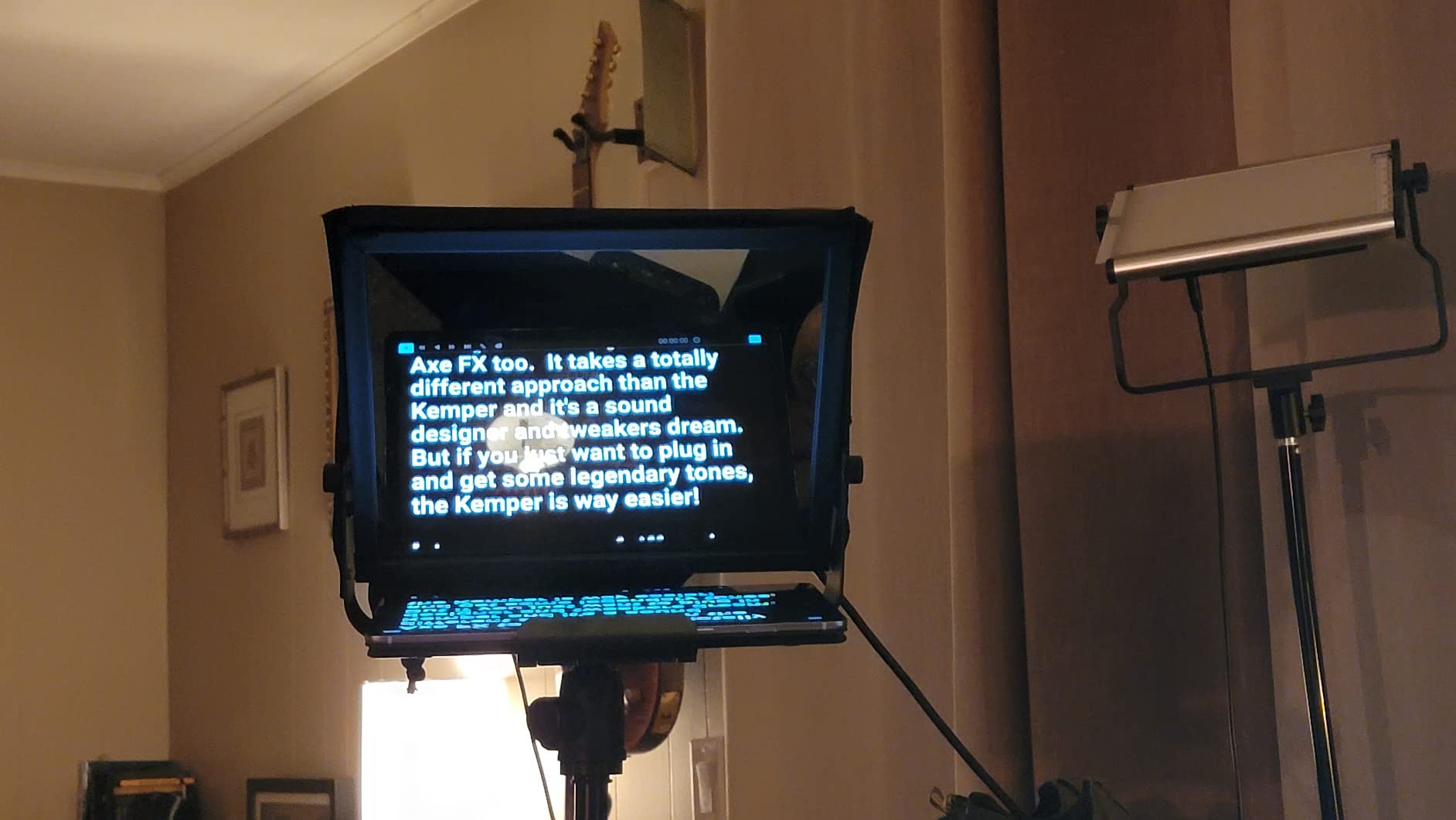 Bluetooth Remote Control for Teleprompter, Includes Teleprompter APP for Apple, Android Windows & Mac, Wireless Controller for Beam Splitter Prompter, Live Events & Content Creation customer photo 1