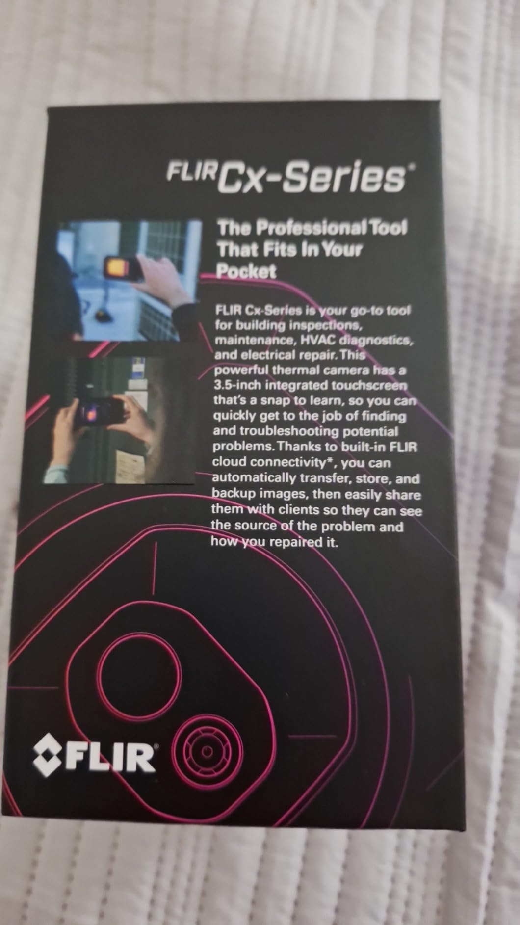 FLIR C5 Compact Thermal Imaging Camera with WiFi: High Resolution Infrared Imager for Inspection, Electrical/Mechanical, Building, and HVAC Applications customer photo 1