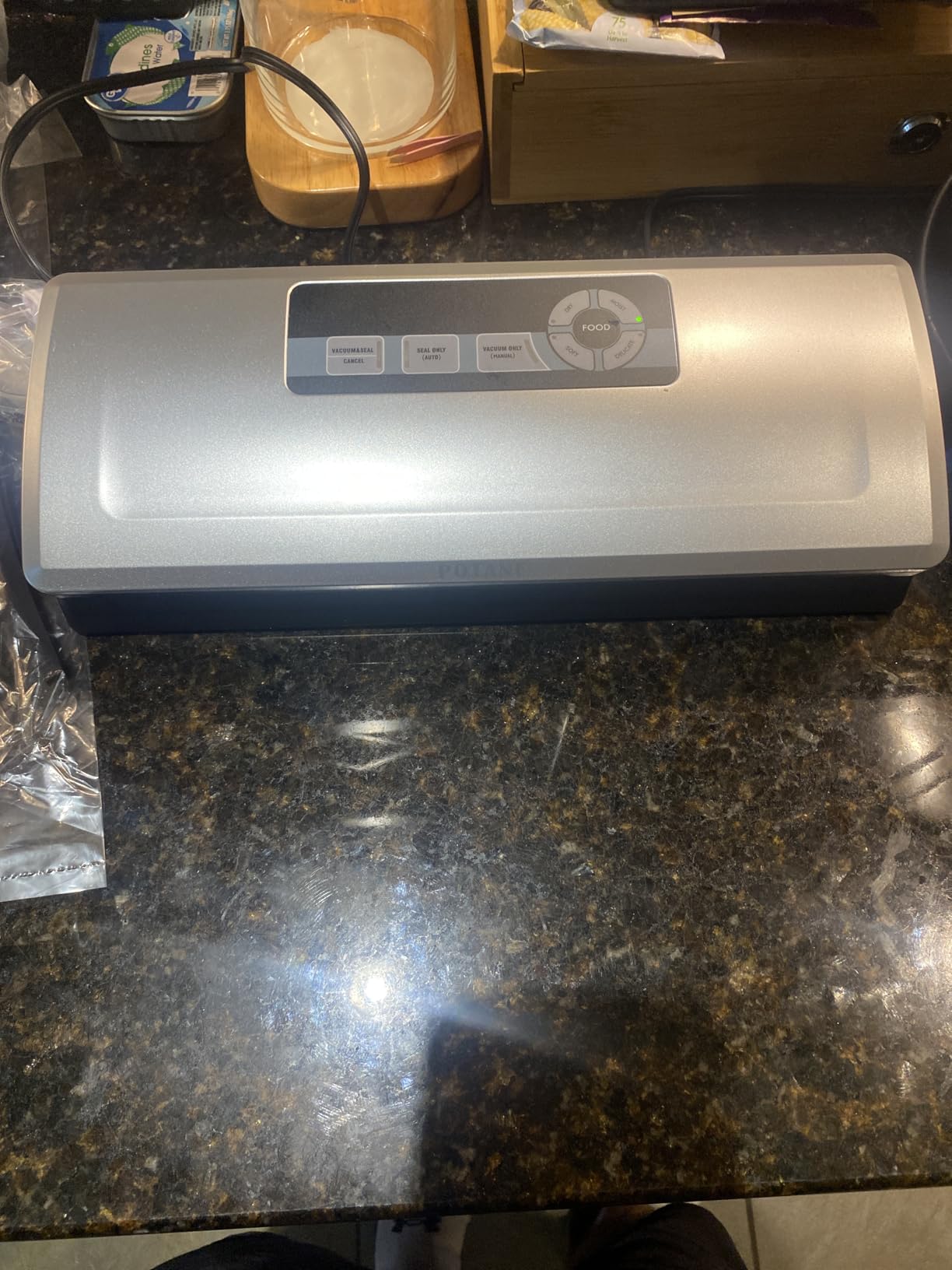 Precision Vacuum Sealer Machine, Powerful Pro Vacuum Food Sealer, 8-in-1 Easy Presets, 4 Food Modes, Dry&Moist&Soft&Delicate with Starter Kit, Compact Design (Silver) customer photo 1
