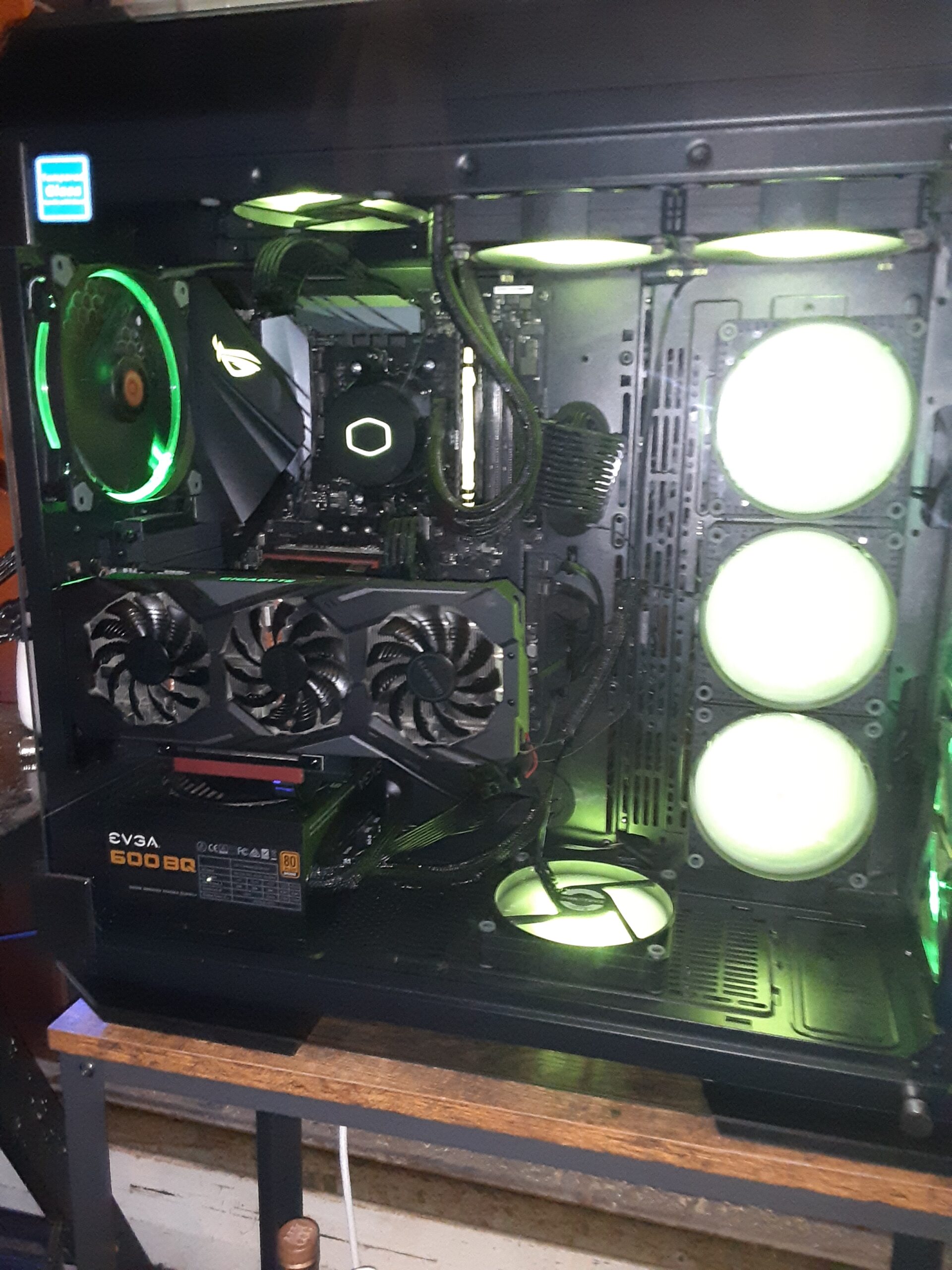 Phanteks (PH-F120SK_DRGB_PWM) SK120 DRGB PWM Fan, 120mm Fan, high Airflow Nine-Blade Design, Digital RGB Lighting, Rubber dampening washers - Black customer photo 1