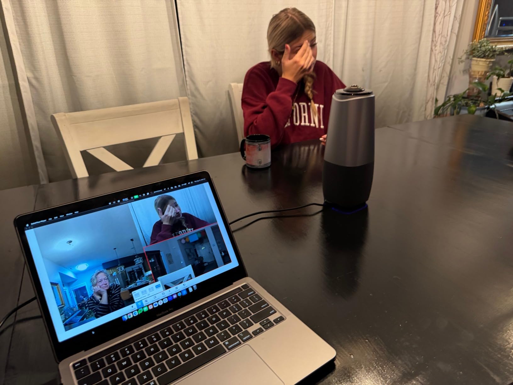 Camera 360, 4K Video Conference Room Camera, Webcam, AI Driven Speaker Tracking, Noise Cancellation, Works with Zoom, Google Meet, Teams and More, Meeting, AI Huddle Pana customer photo 1