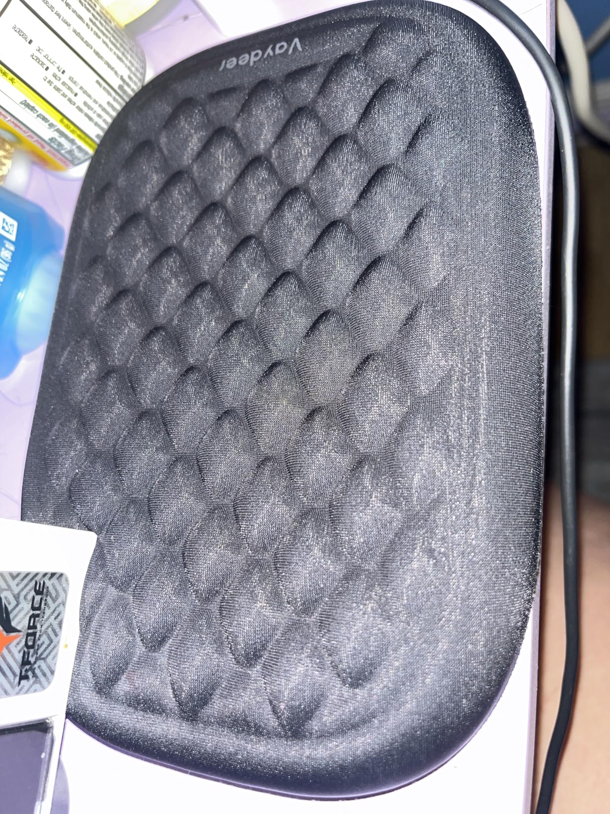 【Upgraded Larger and Thicker】Vaydeer Elbow Rest Pad 1pc, Desk Wrist Rest Memory Foam Armrest, Ergonomic Mouse Cushion Support, Wrist Pain Relief for Computer Laptop Working Typing Gaming Office Gadget customer photo 2