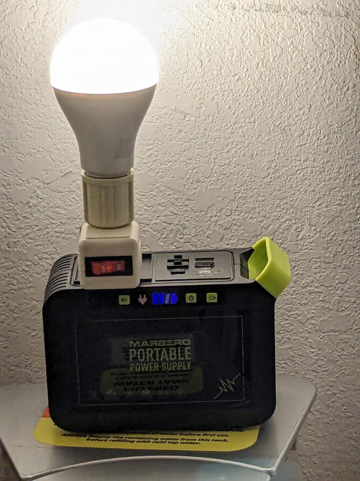 MARBERO Portable Power Station 88Wh Camping Lithium Battery Solar Generator Fast Charging with AC Outlet 120W Peak Power Bank customer photo 2