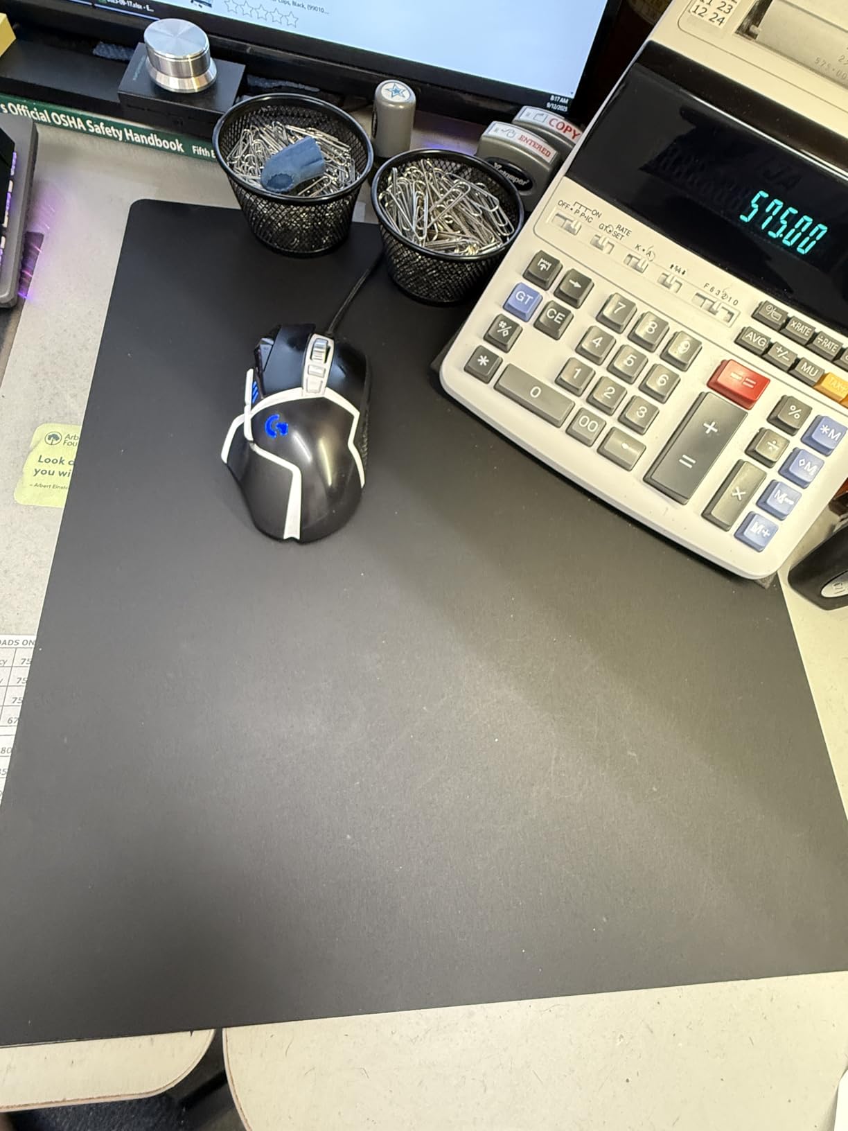 Glorious Elements Mousepad - XL Mouse Pad - Glass Infused Flexible Cloth Computer Desk Pad for Speed Gaming 15