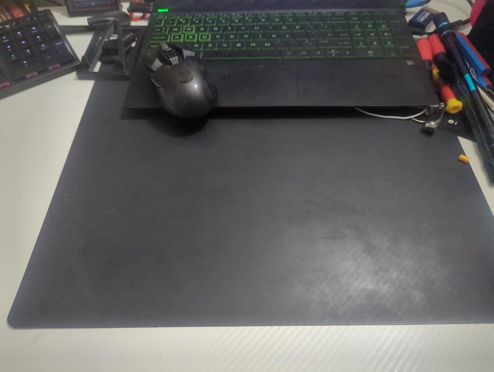 Glorious Elements Mousepad - XL Mouse Pad - Glass Infused Flexible Cloth Computer Desk Pad for Speed Gaming 15
