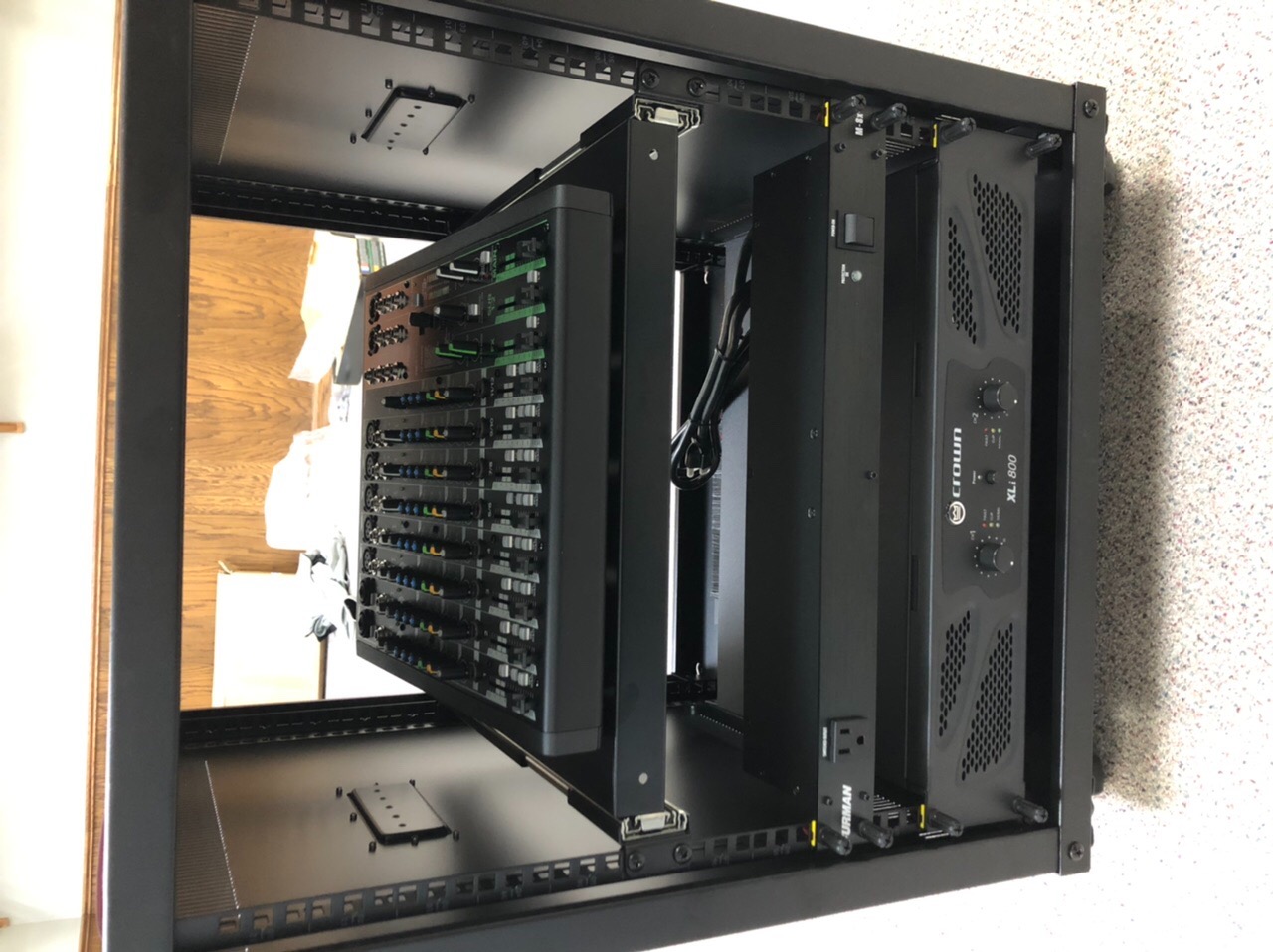 NavePoint 9U Portable Server Rack with Casters - 9U Network Rack Open Frame with Adjustable Rails, 132lbs Capacity - Up to 22.6