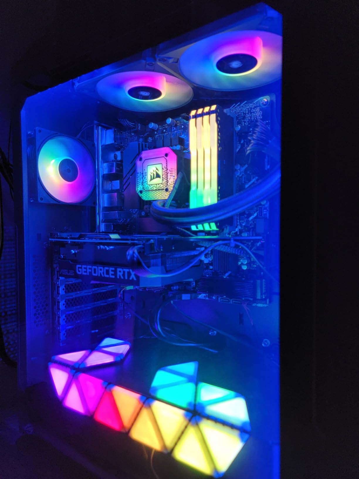 Adapter Cable for Corsair Lighting Node Pro and for Corsair iCUE Commander PRO (hub is not Included), Smart RGB Lighting, Connect to Any 5V 3-Pin ARGB Devices (2 x 20cm) customer photo 2