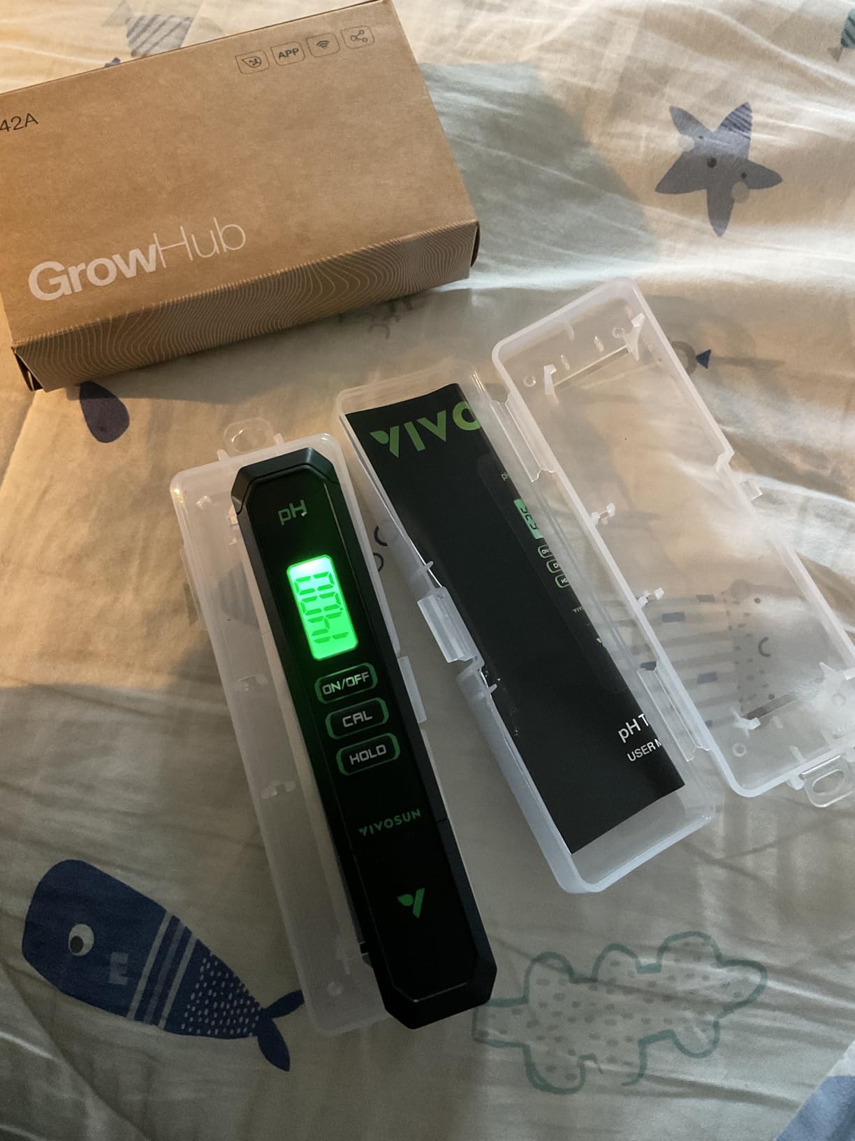 VIVOSUN Digital pH Meter, 3-in-1 TDS/EC/Temperature Meter, 3-in-1 Soil Moisture/pH/Light Tester Combo for Home, Garden and Hydroponics, Yellow-Blue-Green customer photo 2