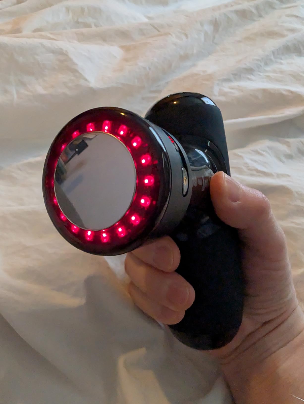 BOB AND BRAD Q2 Mini Massage Gun, Pocket-Sized Deep Tissue Massager Gun, Portable Percussion Muscle Massager Gun, Ultra Small & Quiet with Carry Case customer photo 1