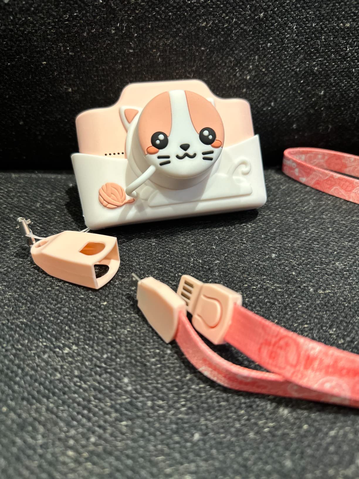 Kids Digital Camera & Video Camcorder with Touchscreen, Soft Silicone Casing, Detachable Lens Cap, 32GB Memory Card - Model K Meowie The Cat customer photo 2